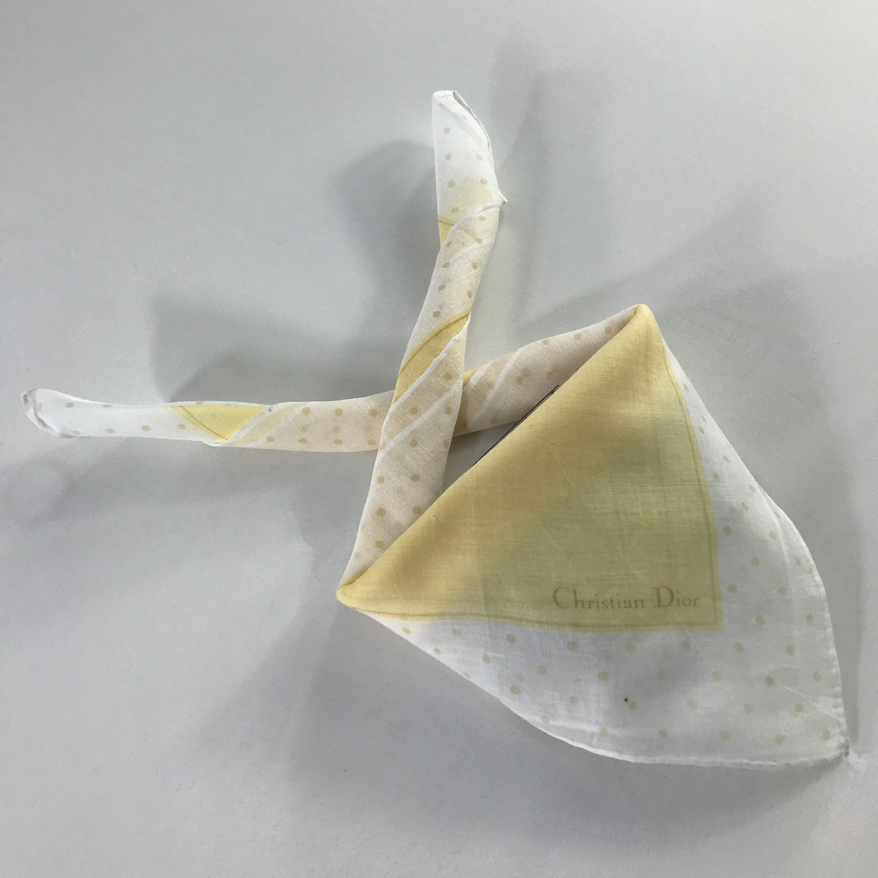 Christian Dior Monsieur × Vintage Christian Dior Bandana / Handkerchief / Neckerchief - S995 Size ONE SIZE - 4 Thumbnail