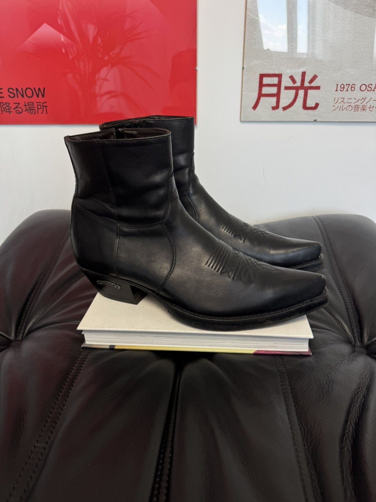 Sendra  leather 9049 Laceup ankle Boots Size 10 Color Brown Mspr $499 Made Spain Sendra Sendra leather 9049 Laceup ankle Boots Size 10 Color  main image 4