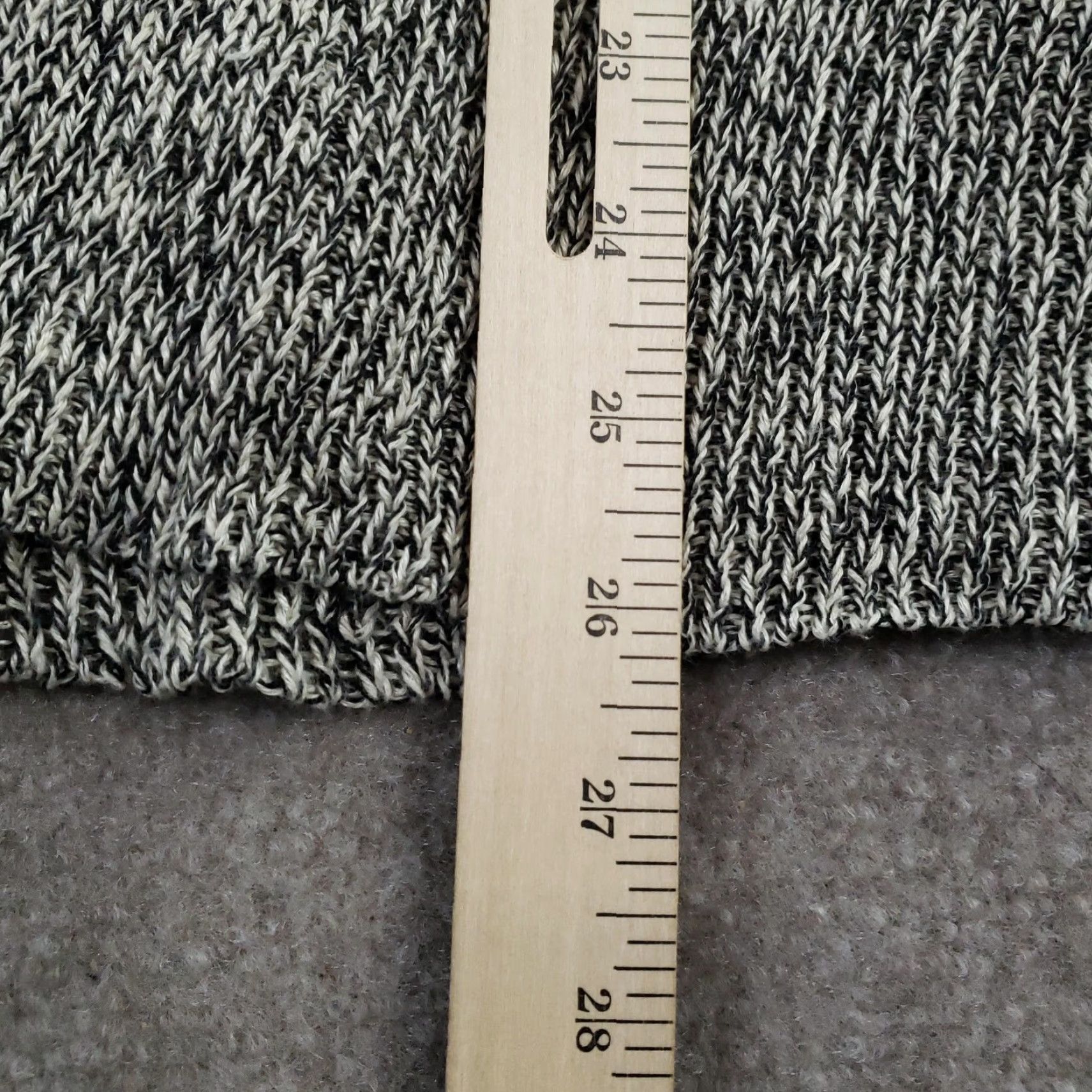 Eileen Fisher Eileen Fisher Cardigan Womens XS Black Beige Open Front Linen Loose Knit Size XS / US 0-2 / IT 36-38 - 4 Thumbnail