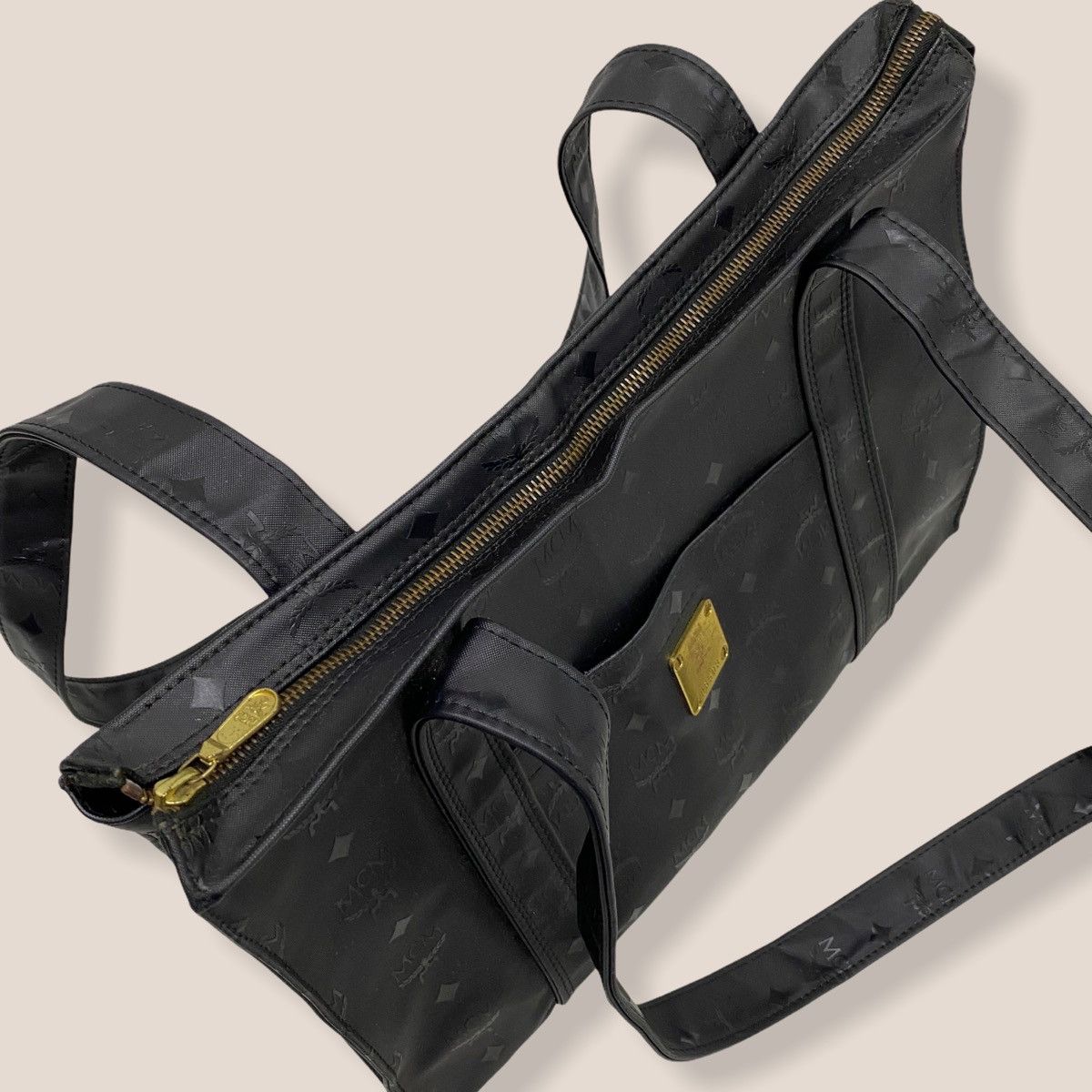 MCM ‼️LASTDROP‼️ VINTAGE MCM BLACK VISETOS NYLON LONG SHOULDER BAG Size ONE SIZE - 6 Thumbnail