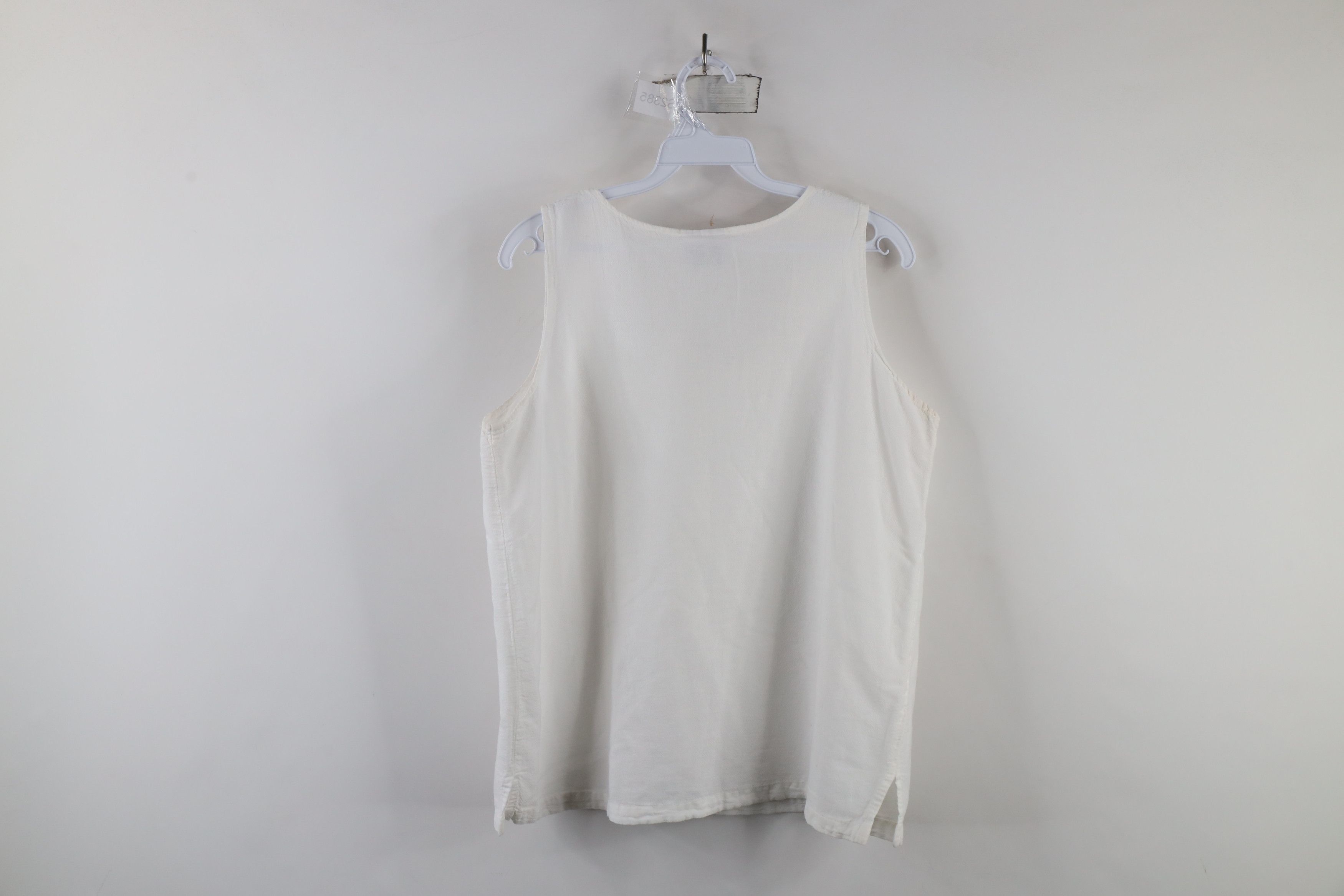 Vintage Vintage 90s Streetwear Gauzy Cotton Tank Top T-Shirt USA Size M / US 6-8 / IT 42-44 - 8 Thumbnail