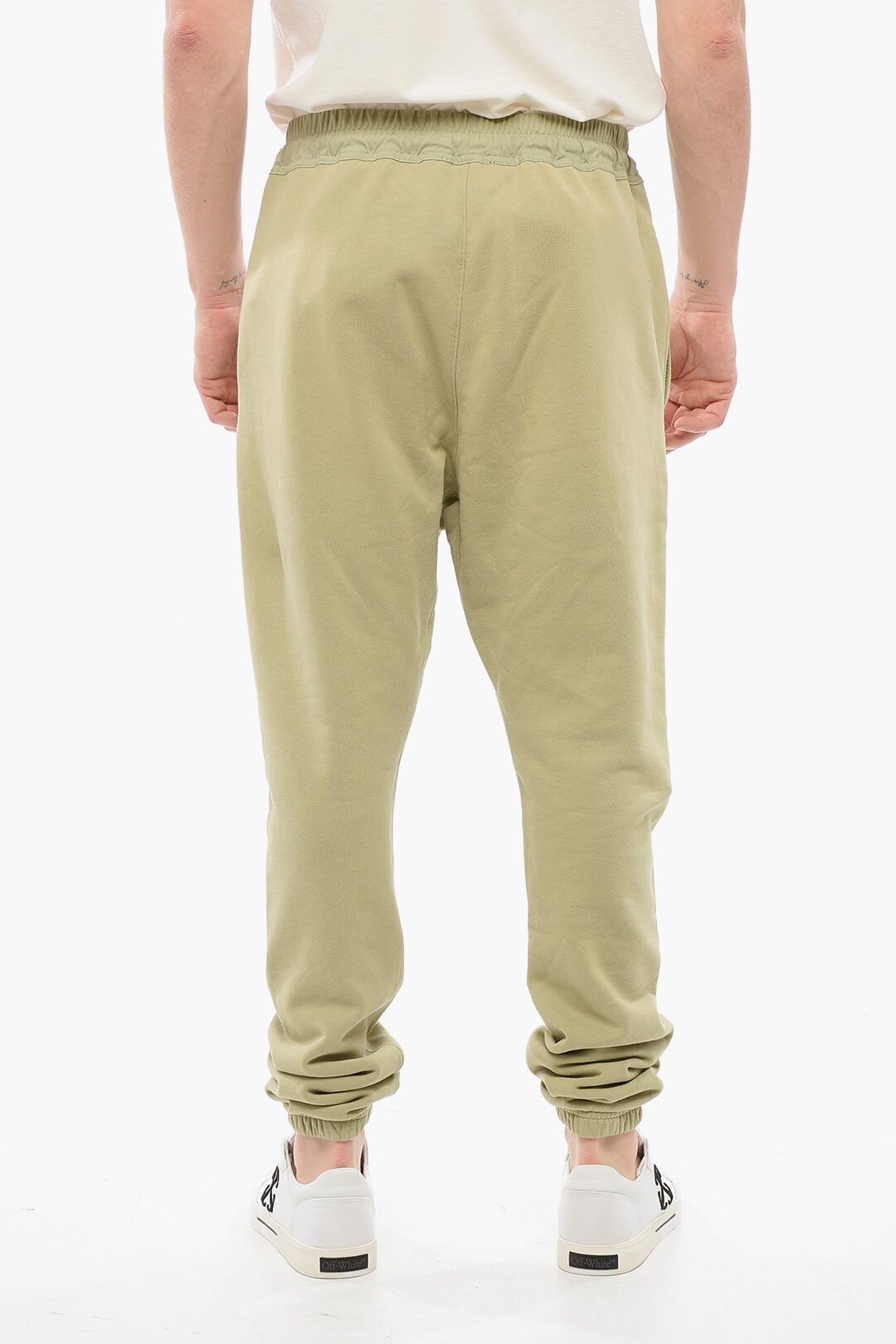 Fear of God og1mm0825 Fleeced Cotton Sweatpant In Green Size US 34 / EU 50 - 2 Thumbnail