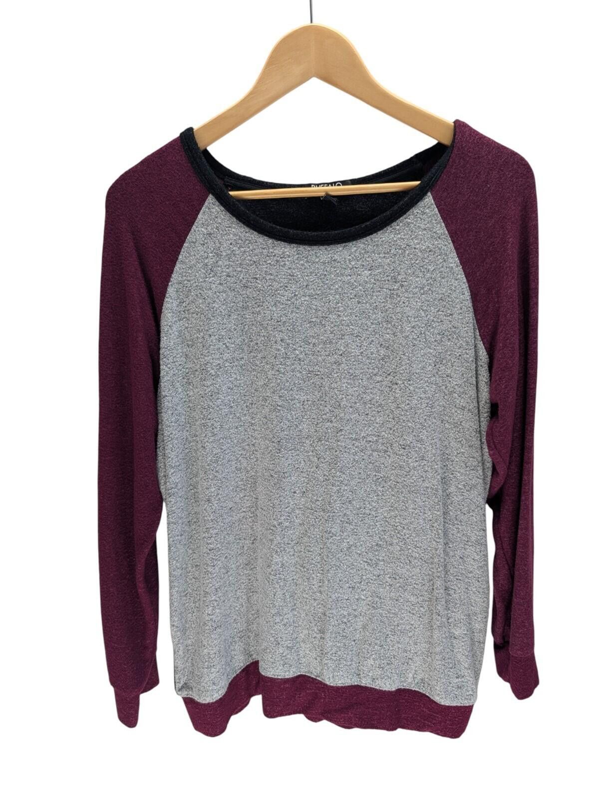 Other Buffalo David Bitton Large Colorblock Raglan Long Sleeve Size US L / EU 52-54 / 3 - 1 Thumbnail
