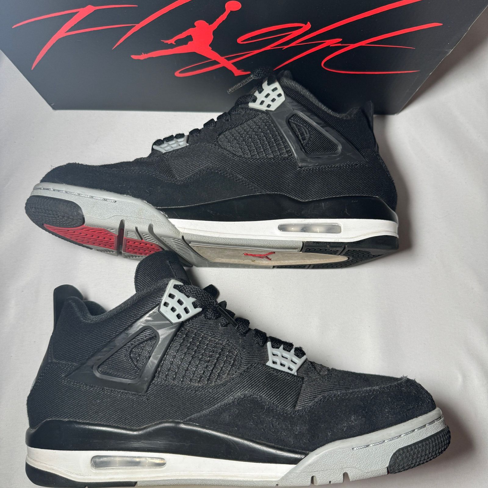 Jordan Brand × Nike Size 10.5 - Air Jordan 4 Retro SE Black Canvas Men's Shoes Size US 10.5 / EU 43-44 - 3 Thumbnail