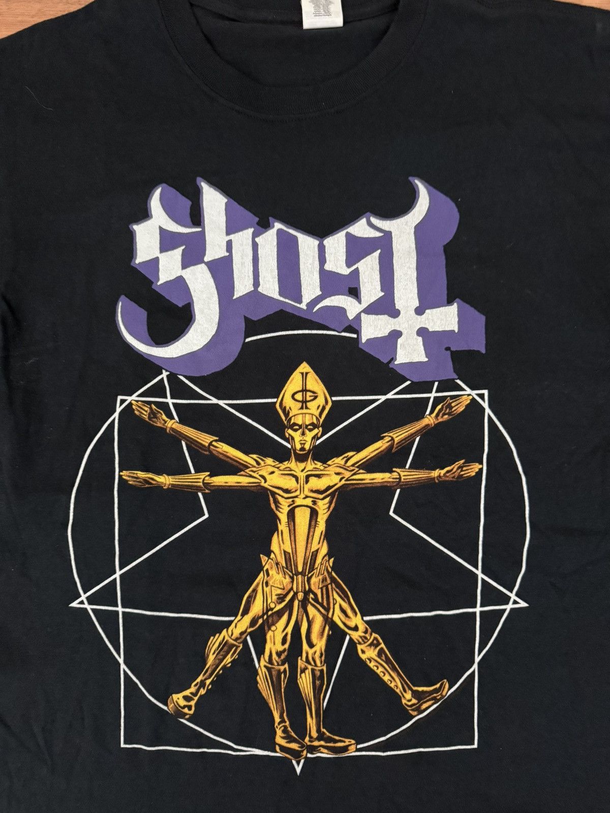 Vintage Ghost popestar tour shirt swedish rock band tee 2016 Size US M / EU 48-50 / 2 - 2 Thumbnail