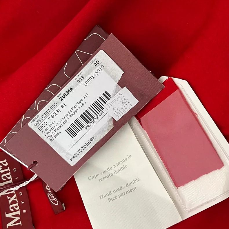 Max Mara Max Mara Wool + mulberry silk + cashmere + coat Size S / US 4 / IT 40 - 7 Thumbnail