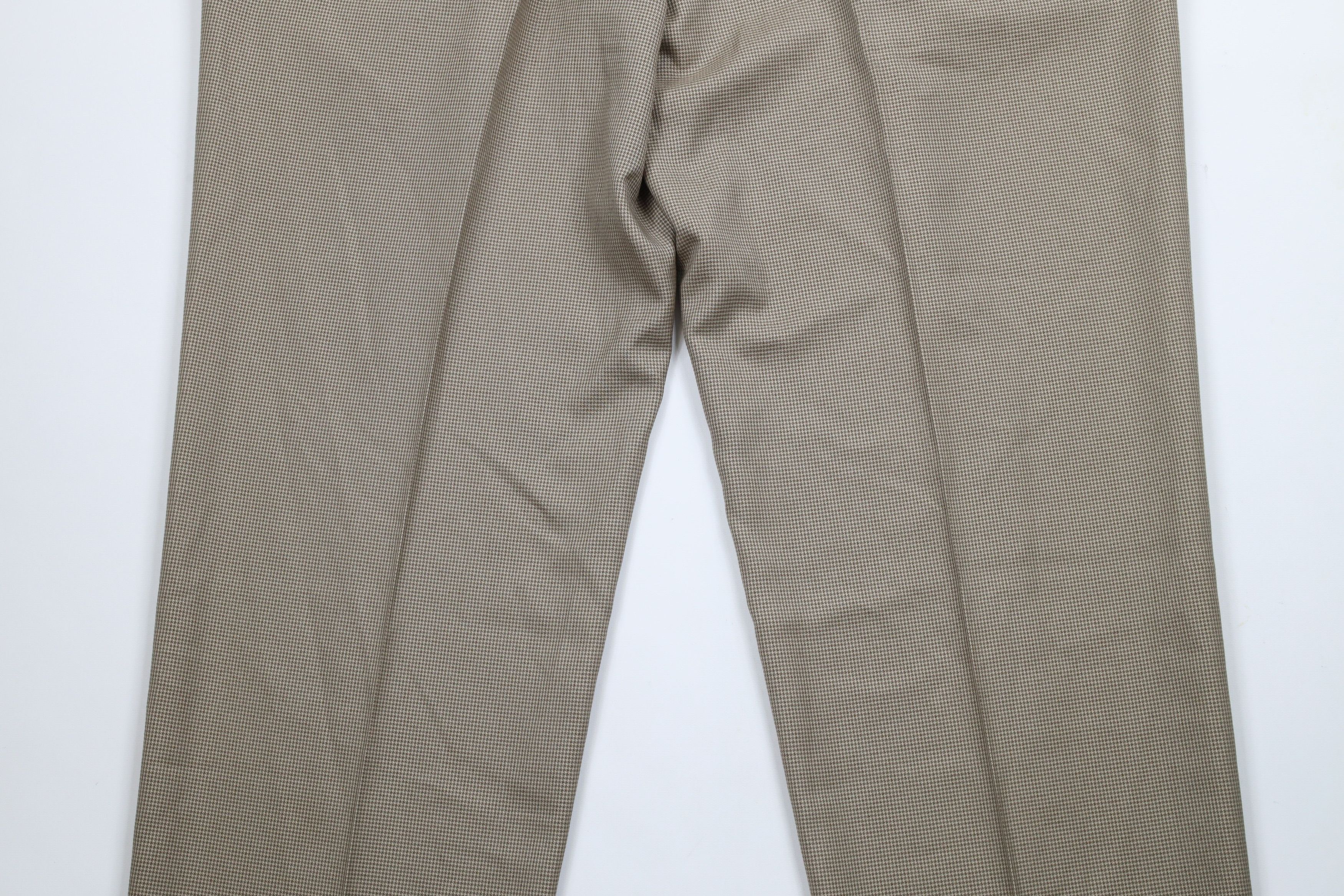 Ralph Lauren × Vintage Vintage 90s Ralph Lauren Houndstooth Wide Leg Chino Pants Size US 42 / EU 58 - 12 Thumbnail