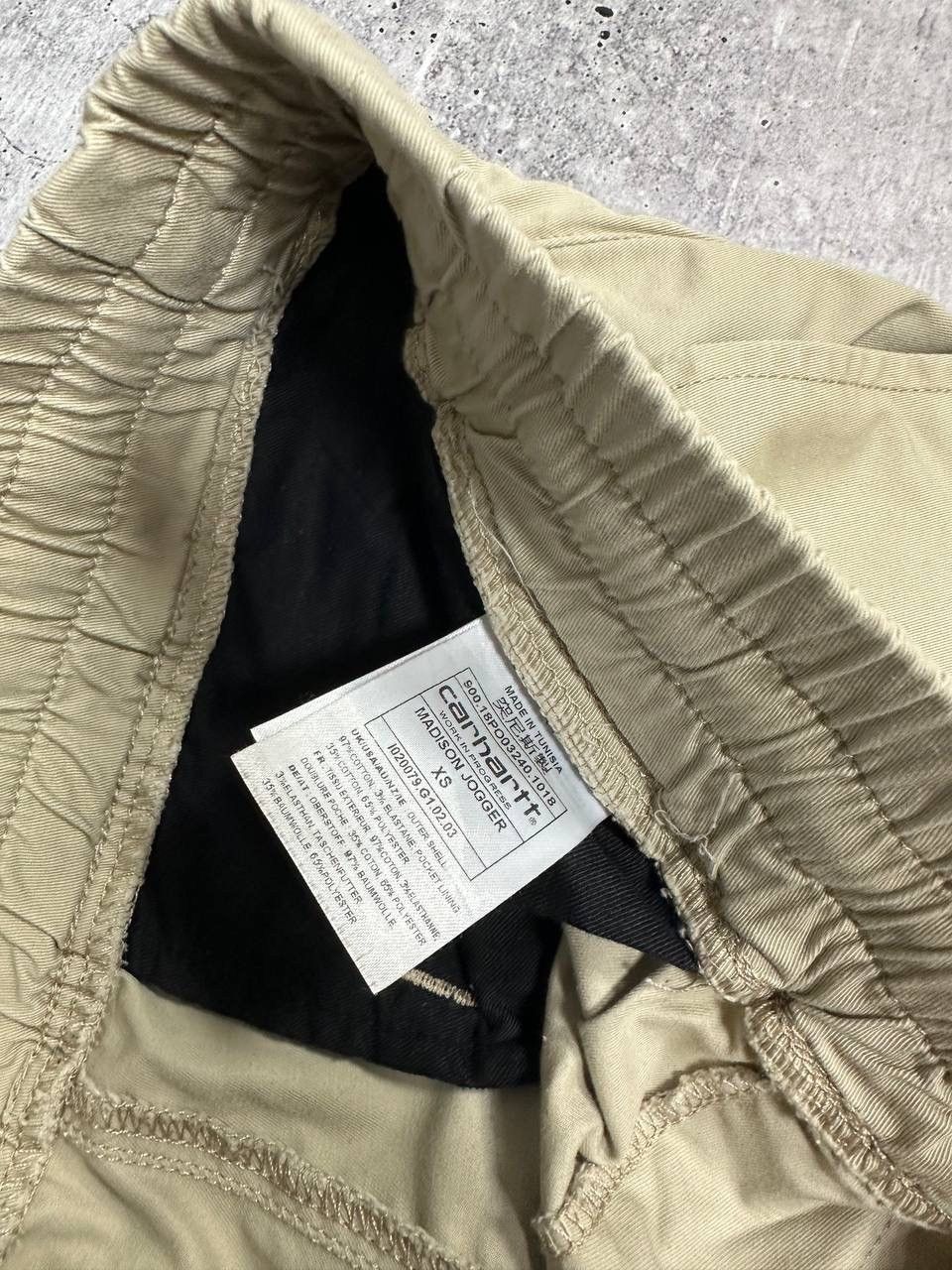 Carhartt × Carhartt Wip × Vintage Vintage Carhartt Madison Jogger Beige Pants Size US 28 / EU 44 - 13 Thumbnail