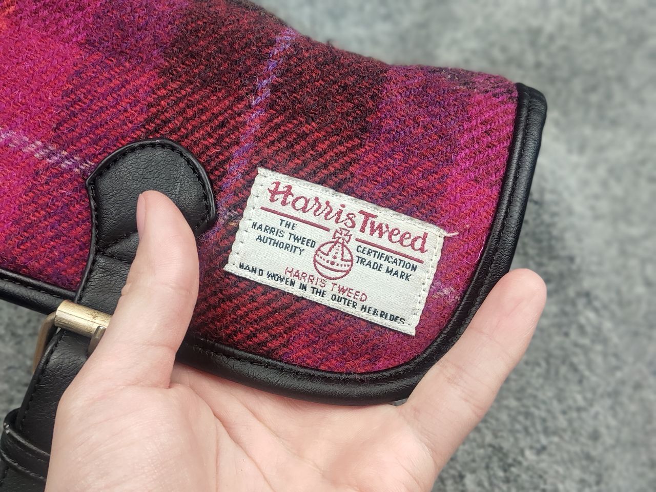 Harris Tweed Vintage Harris Tweed compact messenger bag over the shoulder Size ONE SIZE - 21 Thumbnail