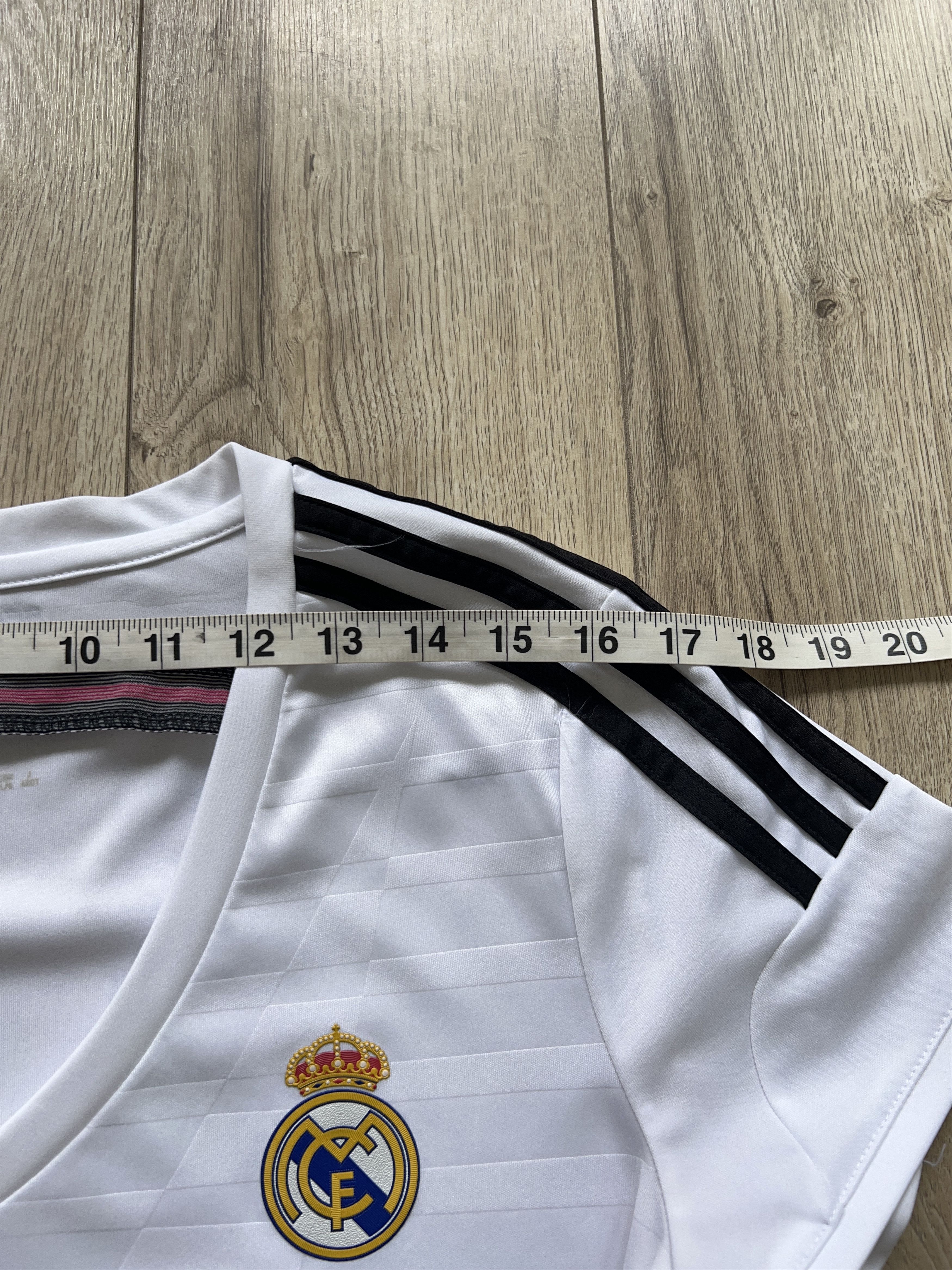 Adidas Womens 2014 2015 Home Football Soccer Jersey Shirt Size L / US 10 / IT 46 - 6 Thumbnail