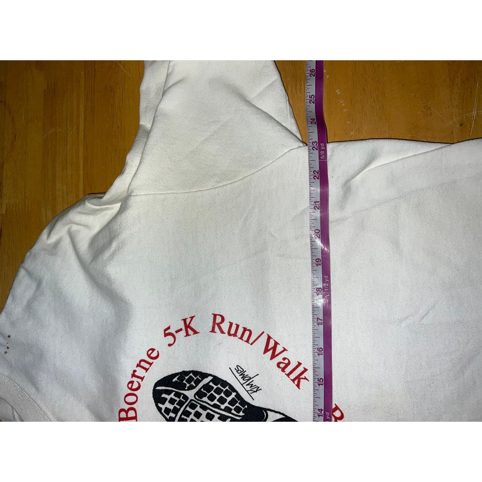 Anvil Vintage 5K Run Long Sleeve Shirt Heart Of Boerne Tee 90s XL Size US XL / EU 56 / 4 - 9 Thumbnail