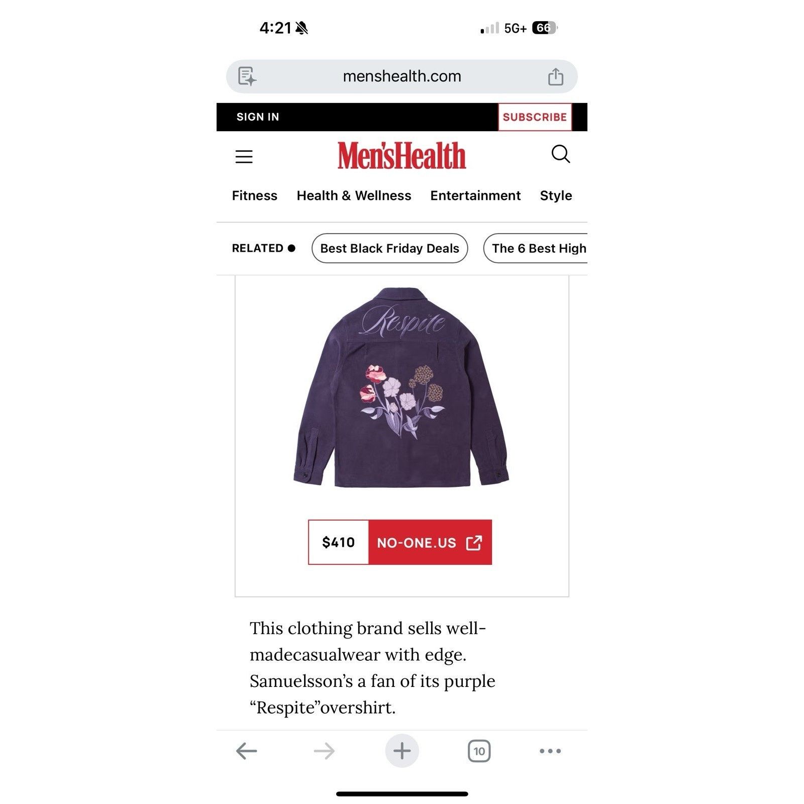 Other No One LA Purple “Respite” Floral Shirt Jacket Men’s XL RARE Size US XL / EU 56 / 4 - 24 Thumbnail