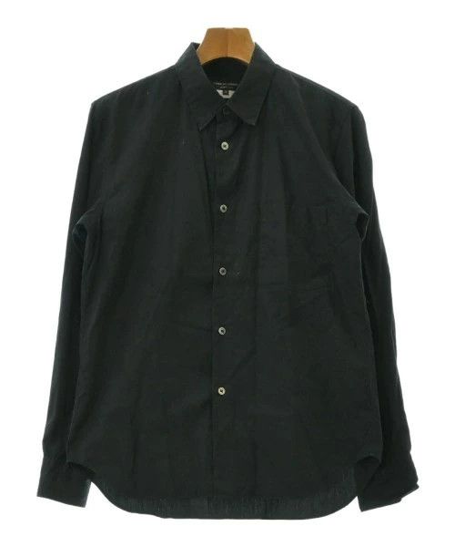 Comme des Garcons Homme Plus Shirt Cotton Long Sleeve Button Up Chest Pocket Black Size US XS / EU 42 / 0 - 1 Thumbnail