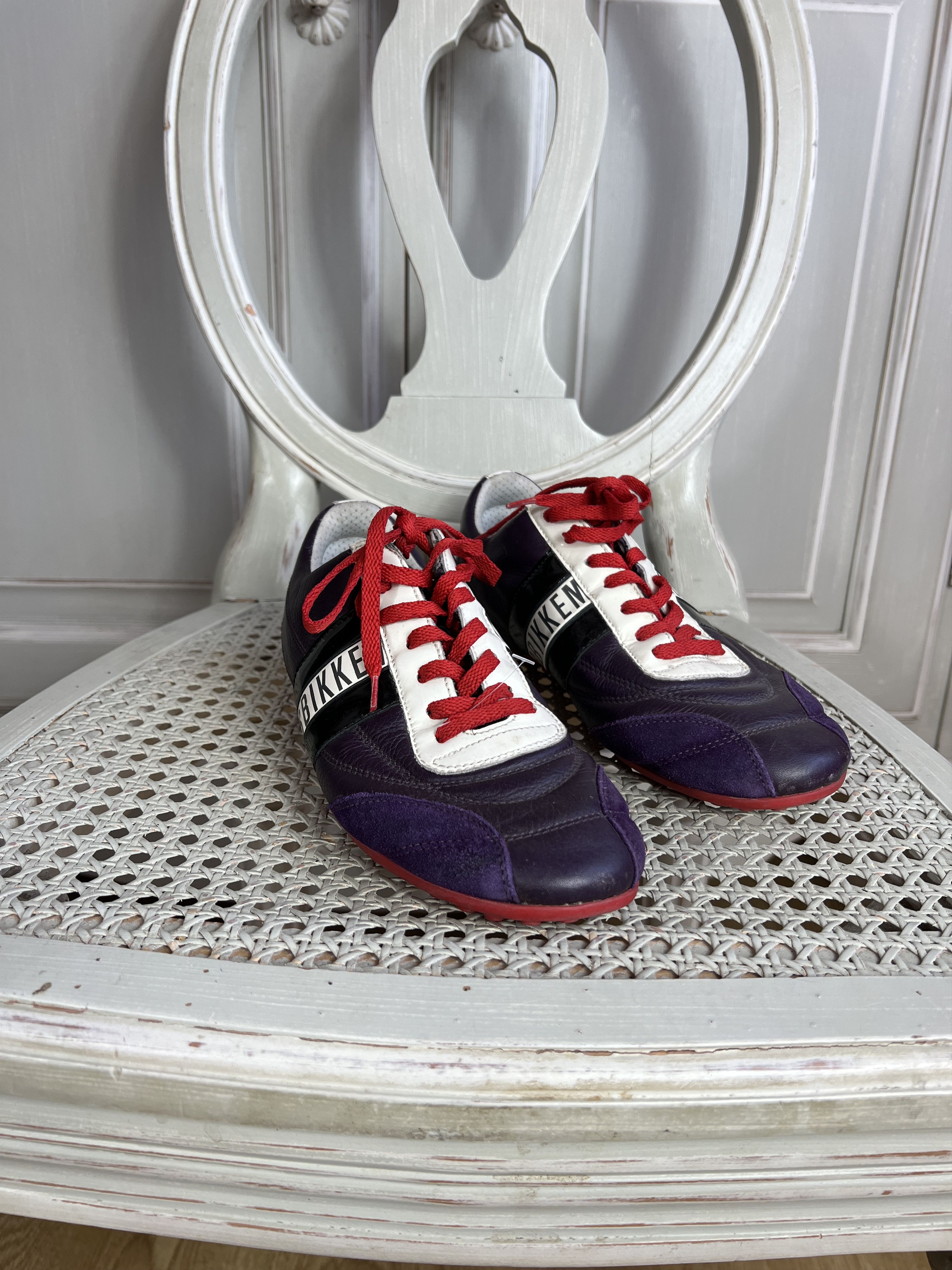Dirk Bikkembergs BIKKEMBERGS LEATHER LOW TOP SNEAKERS Size US 8 / IT 38 - 2 Thumbnail