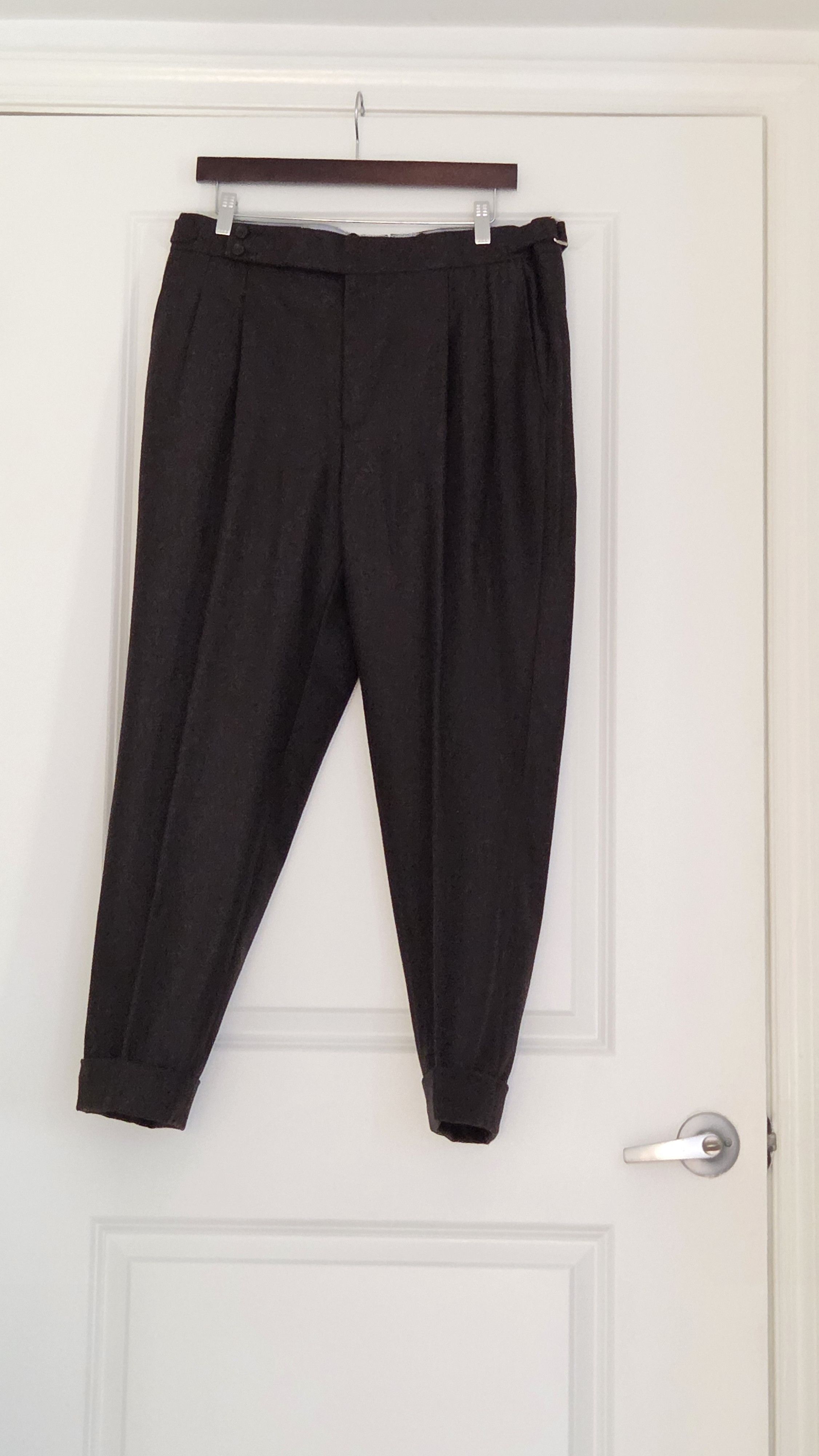 Other Benevento brown wool flannel trousers Size US 36 / EU 52 - 4 Thumbnail