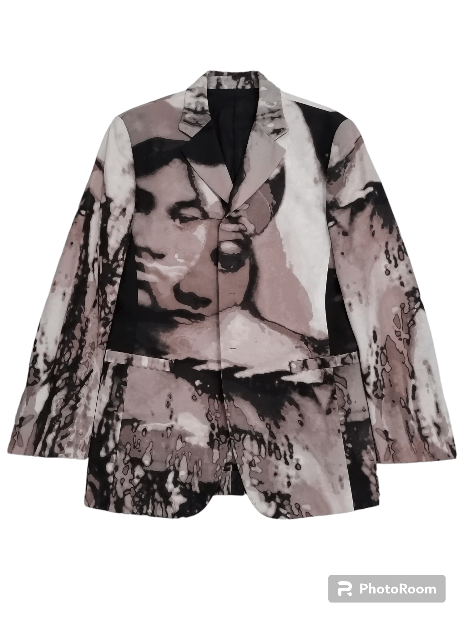 Jean Paul Gaultier Jean Paul Gaultier Homme Face Graphic Printed Jacket Size 48R - 2 Thumbnail