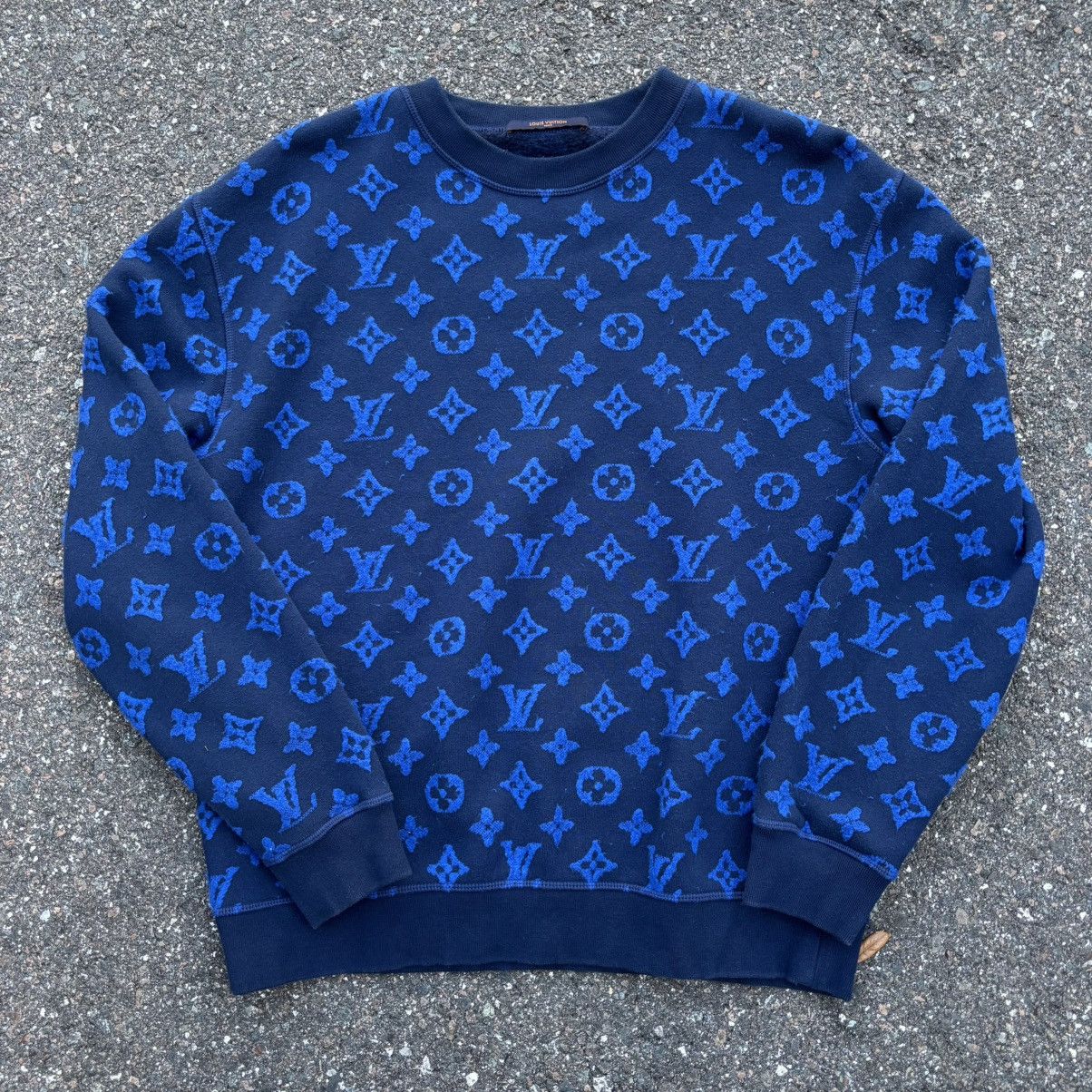Louis Vuitton Louis Vuitton Blue Monogram Jacquard Cotton Size US L / EU 52-54 / 3 - 1 Thumbnail