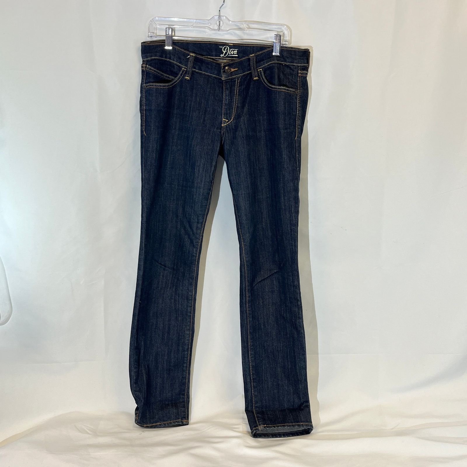 Old Navy Old Navy The Diva Jeans Womens Size 8 Regular Blue Dark Wash Size 30" / US 8 / IT 44 - 13 Thumbnail