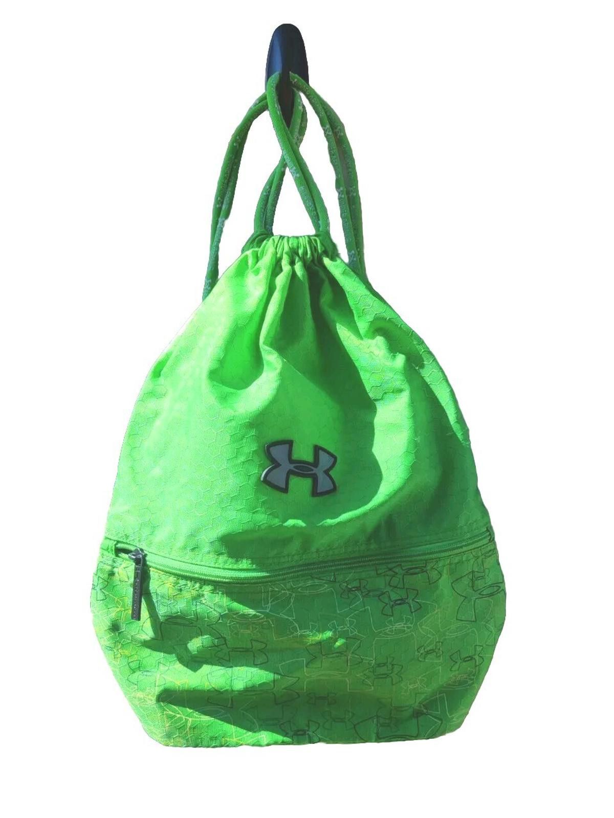 Under Armour Under Armour Backpack Green Drawstring Tote Bag Size ONE SIZE - 1 Thumbnail
