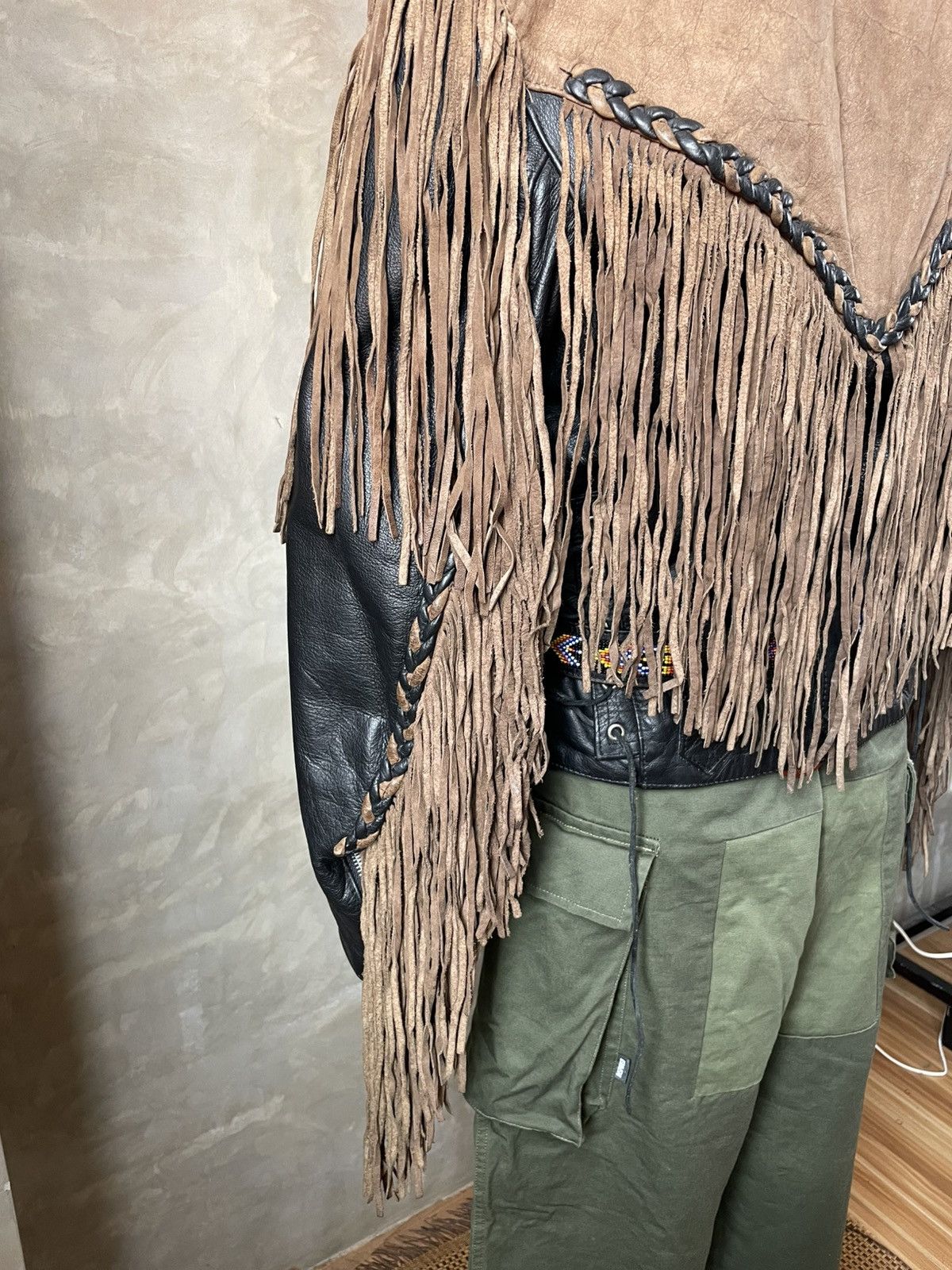 Other Vintage First Genuine Leather Fringe Western Jacket Size US M / EU 48-50 / 2 - 11 Thumbnail