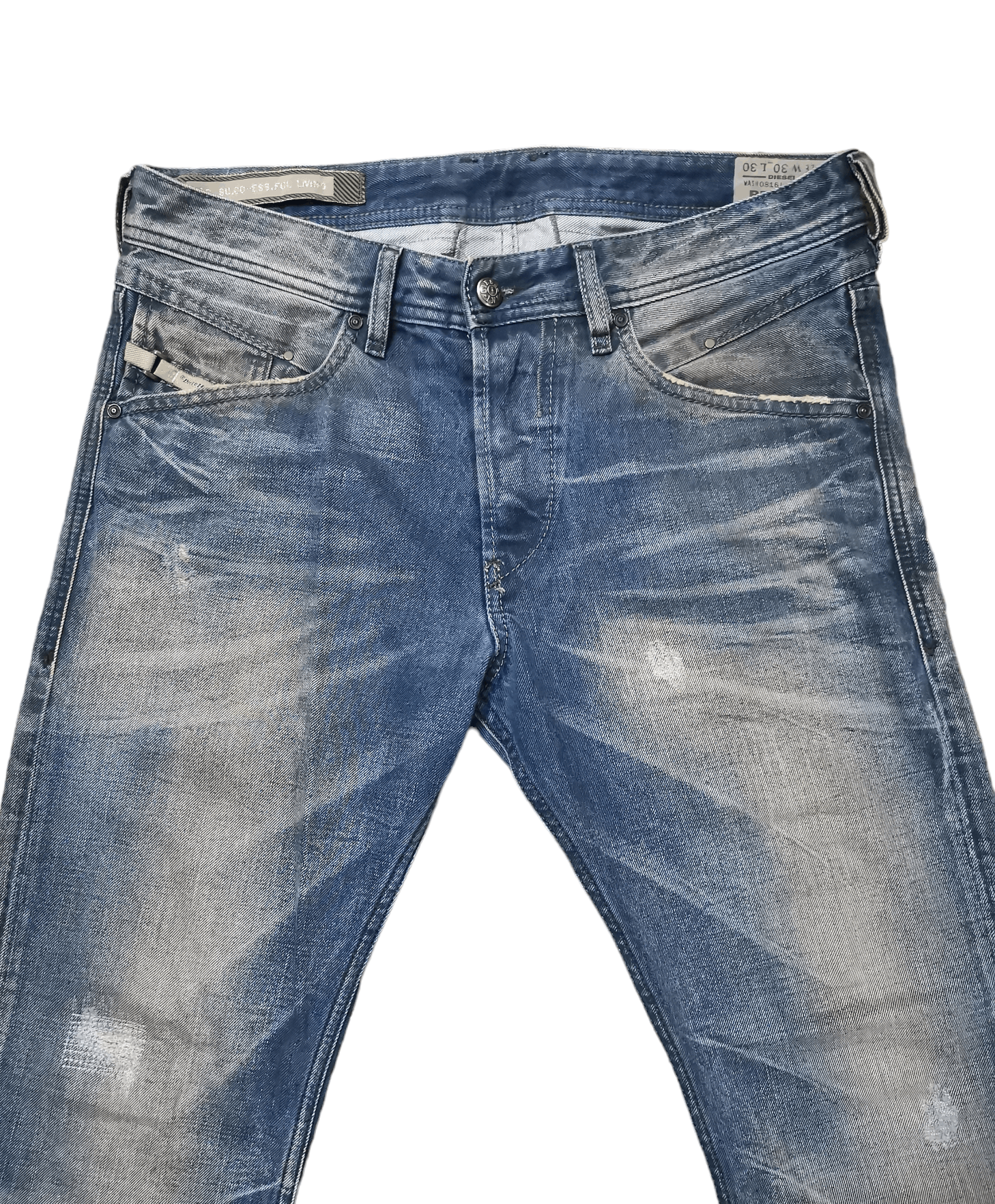 Diesel Diesel Industry Denim Pants - Distressed Denim Size US 30 / EU 46 - 4 Thumbnail