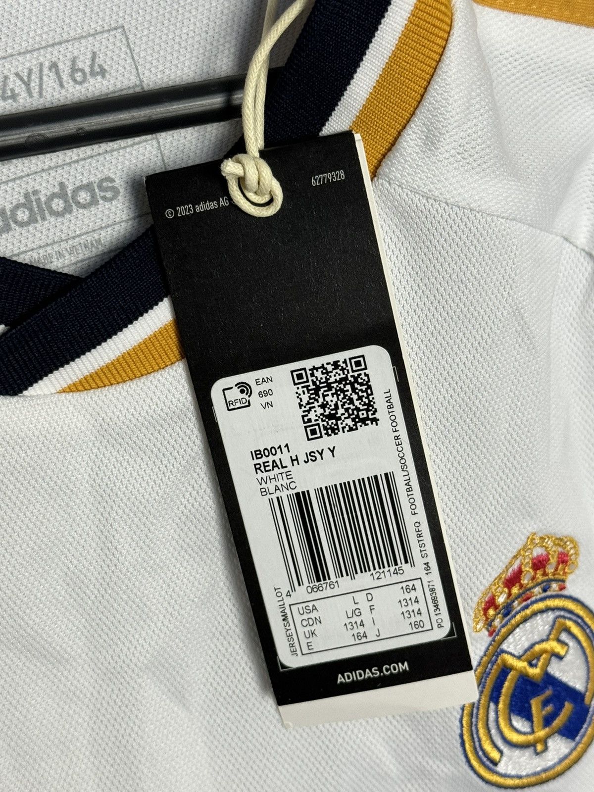 Adidas KIDS New Real Madrid 23/24 Home Football Jersey T-Shirt Size US XS / EU 42 / 0 - 11 Thumbnail