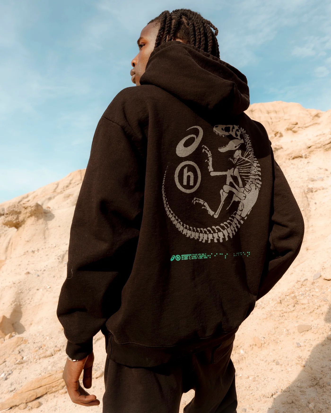 Asics × HIDDEN Fossilized 3M Hoodie Size L Size US L / EU 52-54 / 3 - 7 Thumbnail