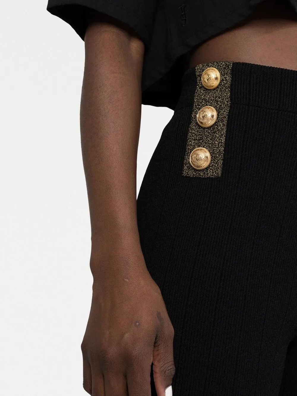 Balmain o1y0625 Sweatpant in Black Size 27" / US 4 / IT 40 - 2 Thumbnail