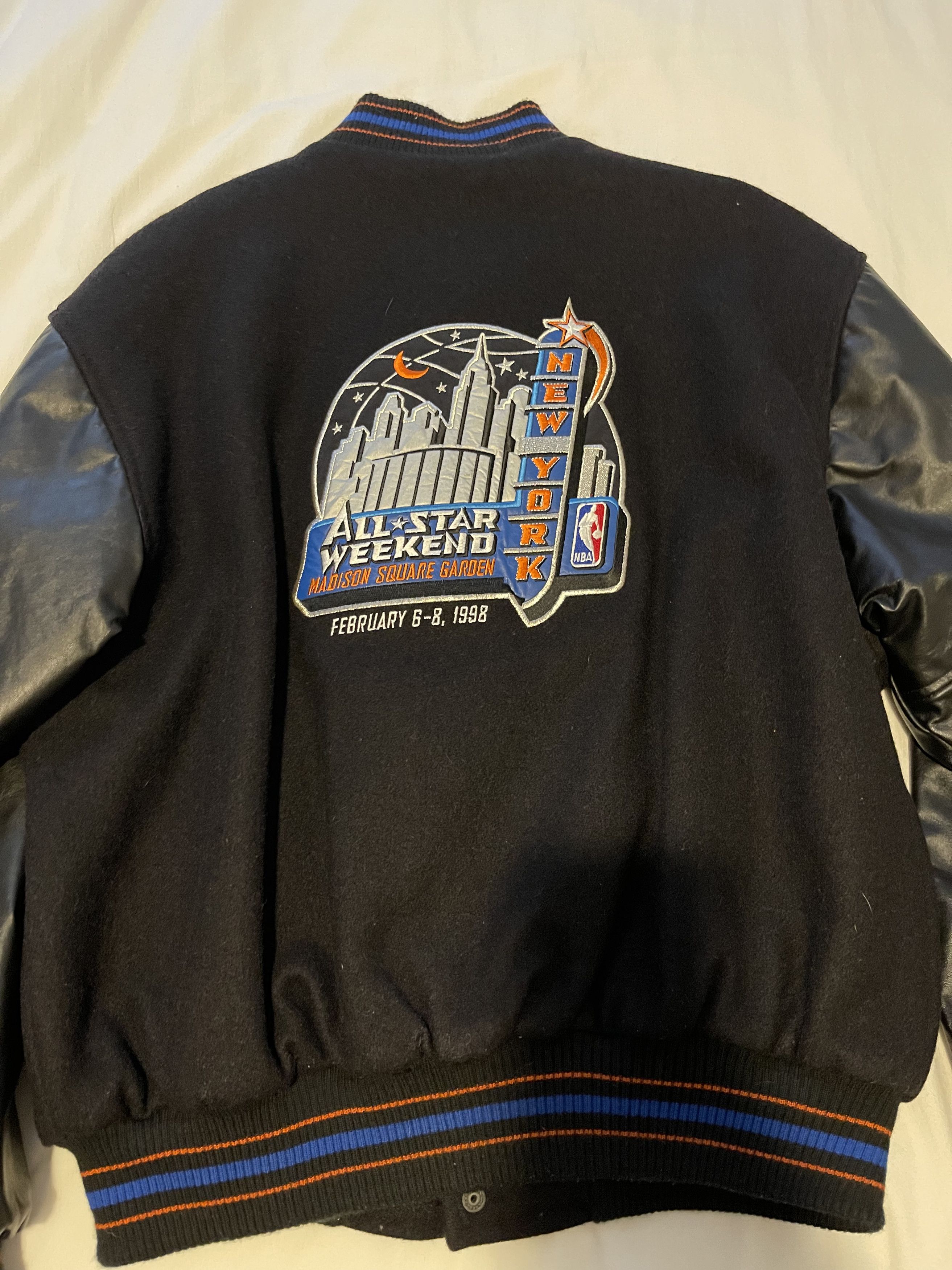 NBA × Vintage VINTAGE 1998 NBA ALL STAR VARSITY JACKET KNICKS XL Size US XL / EU 56 / 4 - 5 Thumbnail