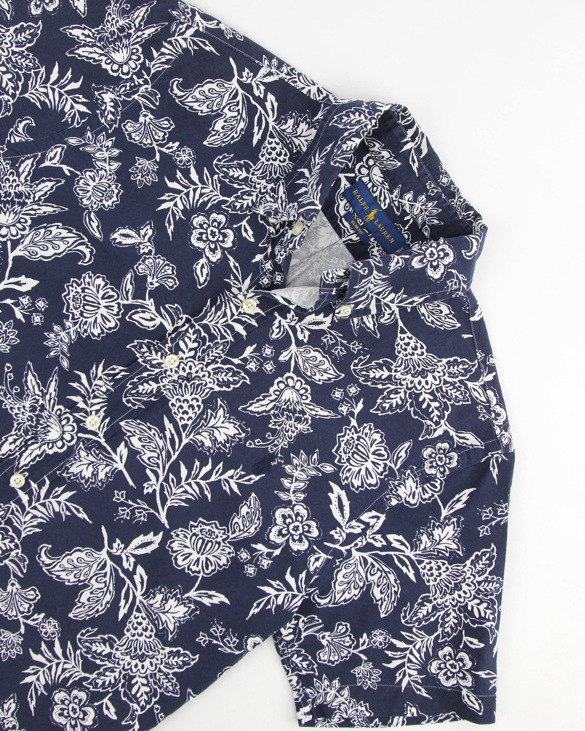 Polo Ralph Lauren POLO RALPH LAUREN Slim shirt with pattern Size US S / EU 44-46 / 1 - 5 Thumbnail
