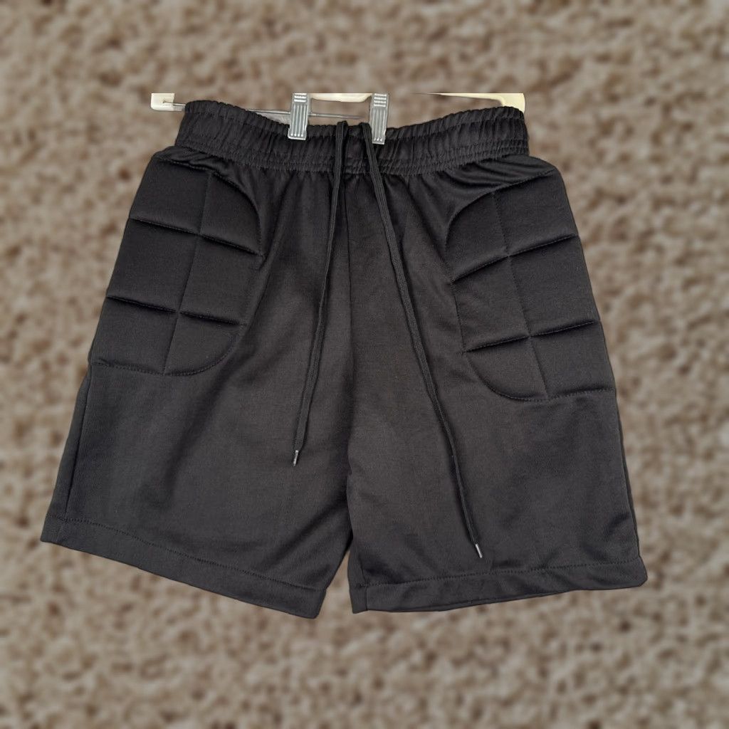 Vintage Epic Soccer Shorts Adult S Black Padded Goalie Polyester Training Casual Men Size US 29 - 1 Thumbnail