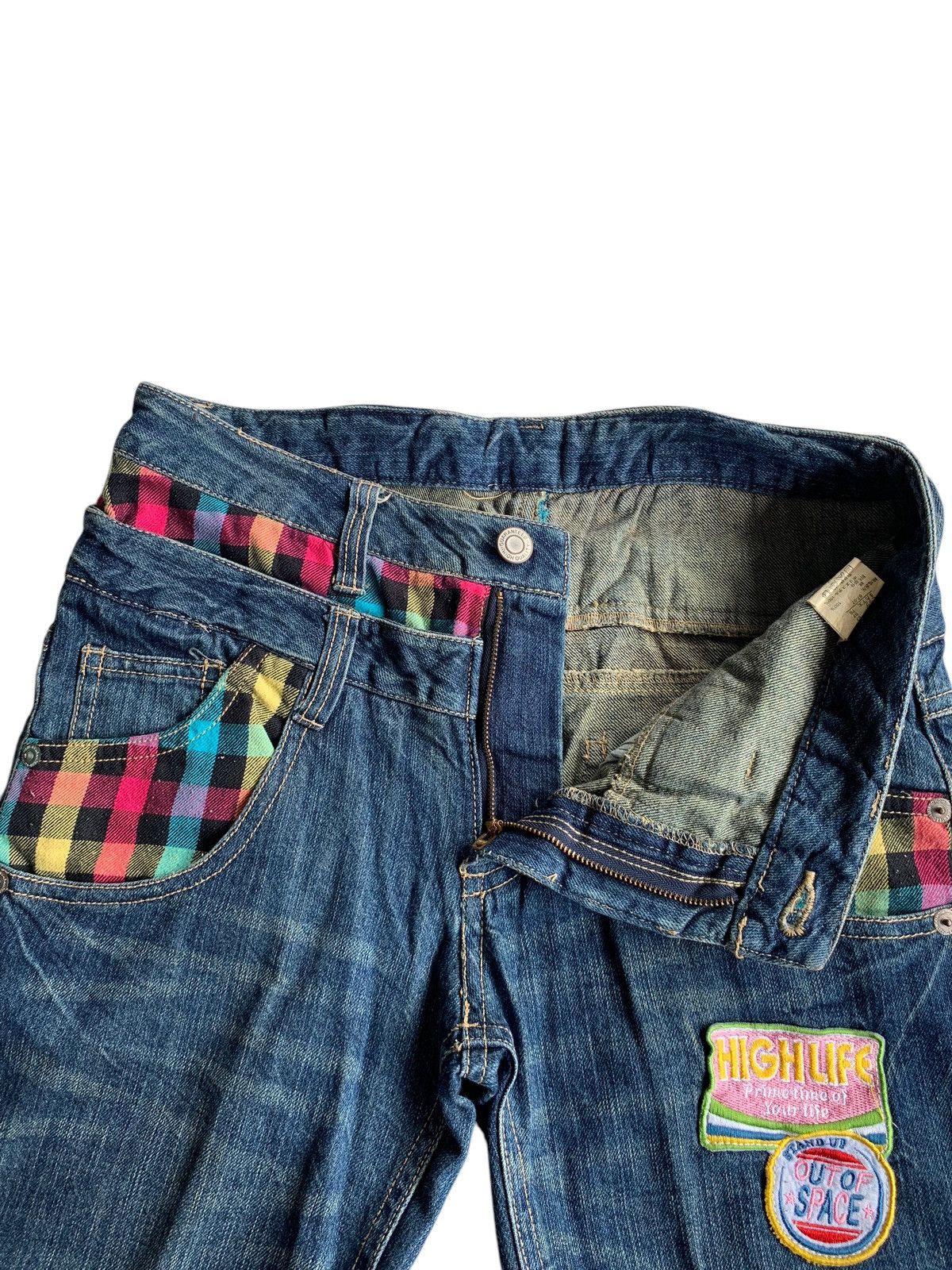 Tornado Mart DOUBLE WAIST💥 JAPANESE PUNK STYLE DENIM Size US 32 / EU 48 - 8 Thumbnail