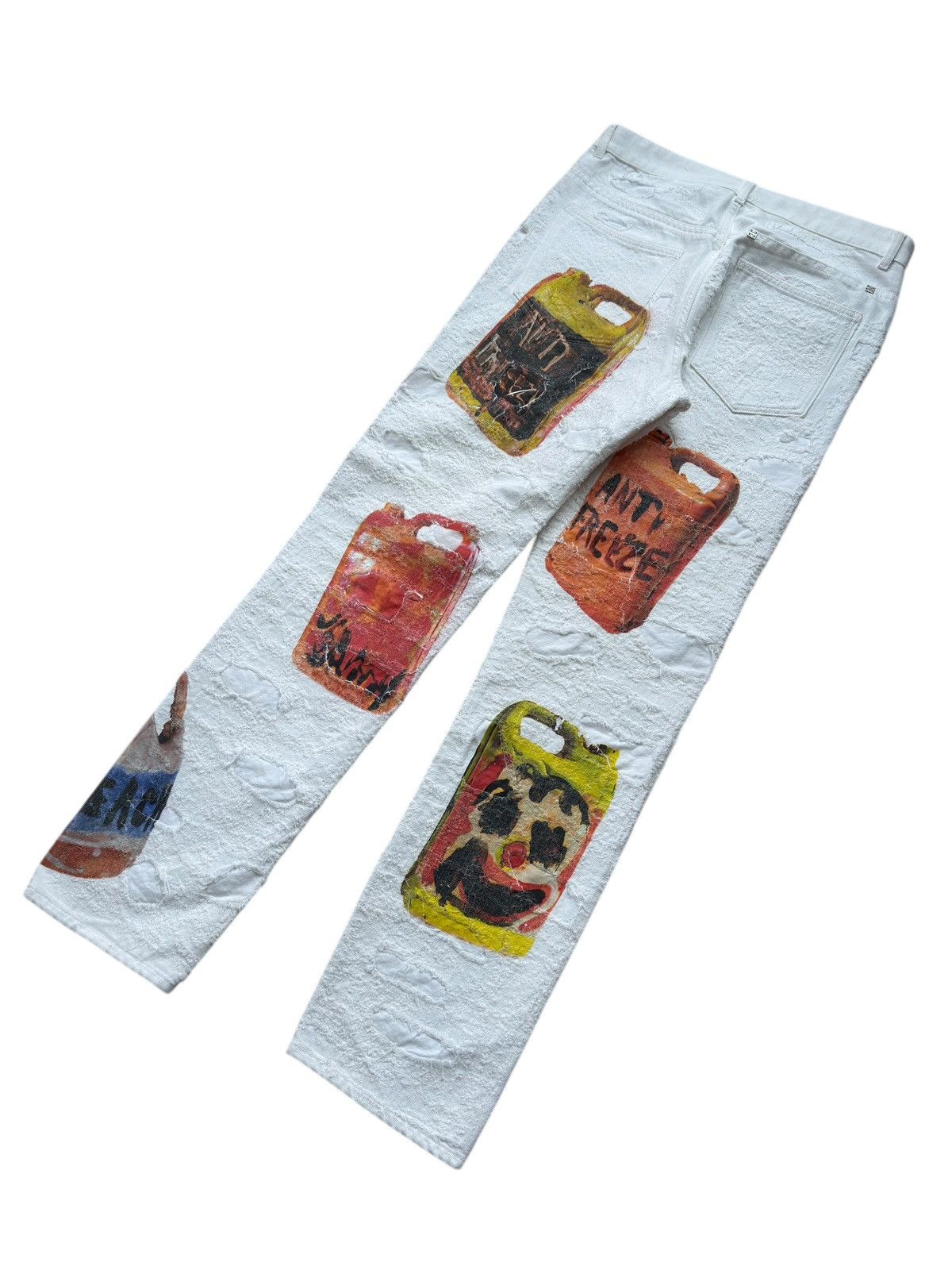 Givenchy Givenchy Josh Smith Gasoline Destroyed Boro Denim Size US 32 / EU 48 - 4 Thumbnail
