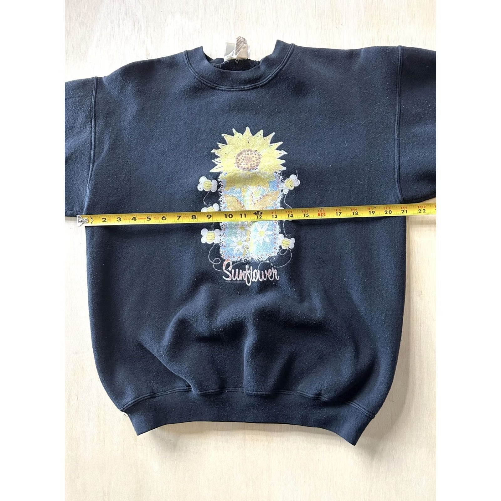 Sunflower Vintage Sunflower Ultra Fleece Sweatshirt Medium Floral Pullover Size M / US 6-8 / IT 42-44 - 6 Thumbnail