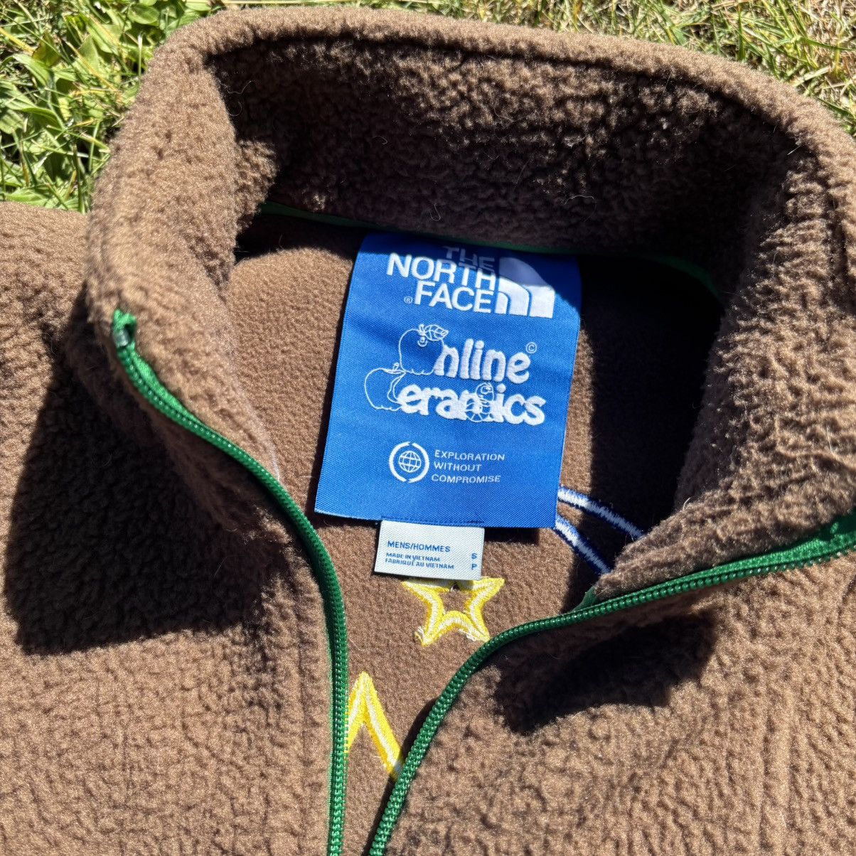 Online Ceramics × The North Face Online Ceramics x North Face Brown Fleece Jacket Size US S / EU 44-46 / 1 - 4 Thumbnail