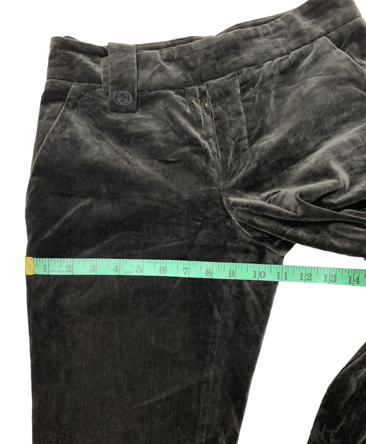 Gucci Gucci Brown Velvet Tailored Trousers Made in Italy Size 28" / US 6 / IT 42 - 10 Thumbnail