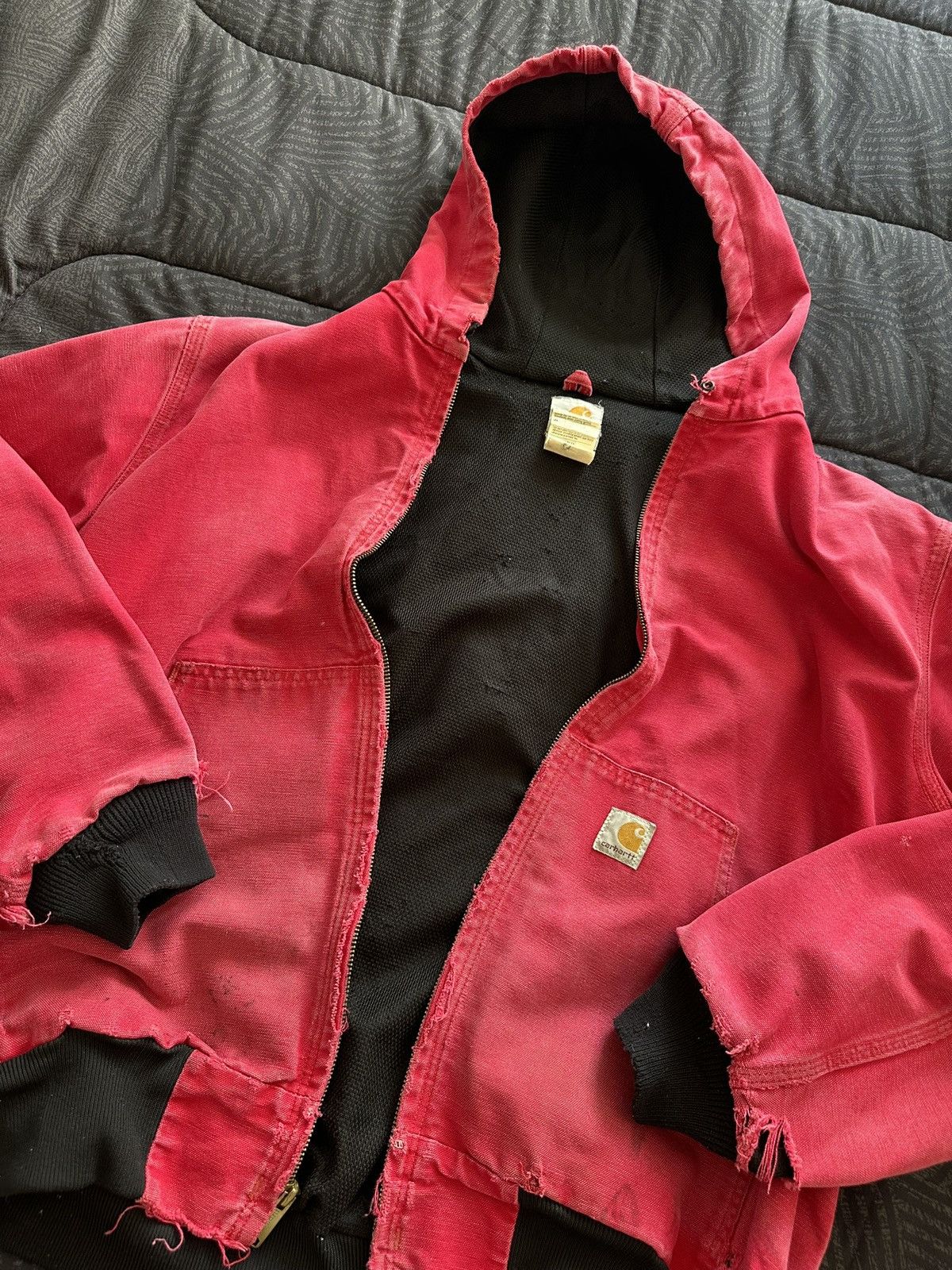 Carhartt Rare Carhartt Duck Active Jacket 90s – Red [Made in USA] Size US L / EU 52-54 / 3 - 6 Thumbnail