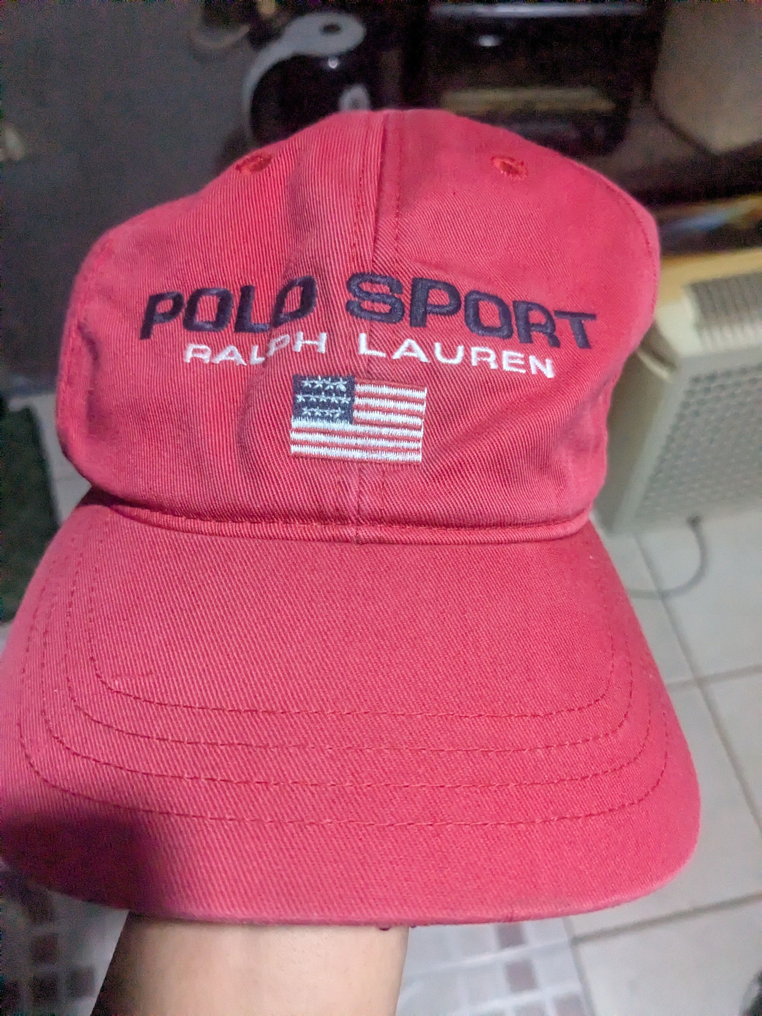 Polo Ralph Lauren polo sport Ralph Lauren vintage 90's cap red Size ONE SIZE - 2 Thumbnail