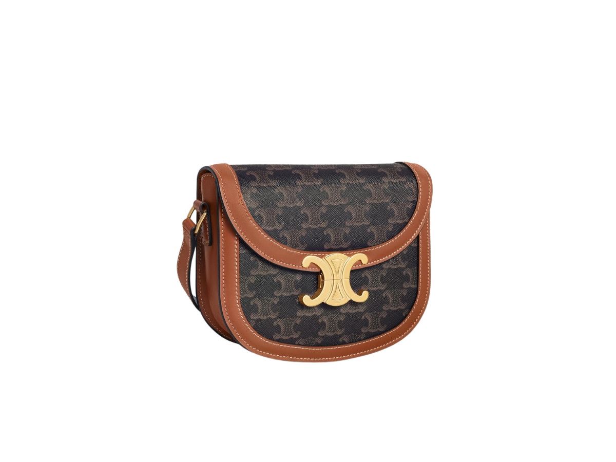 Celine o1w1db10326 110962BZ4 Size:OS/Besace Crossbody Bag in Brown Size ONE SIZE - 2 Thumbnail