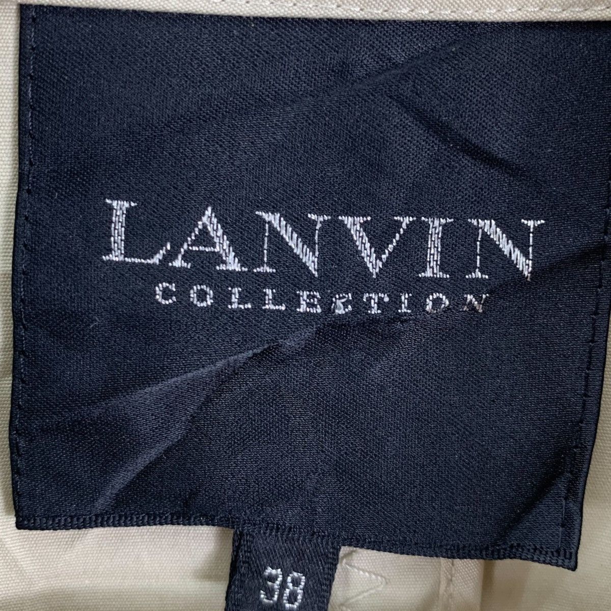 Lanvin LANVIN Collection Fashion Designer Trench Coat Jacket Size S / US 4 / IT 40 - 5 Thumbnail