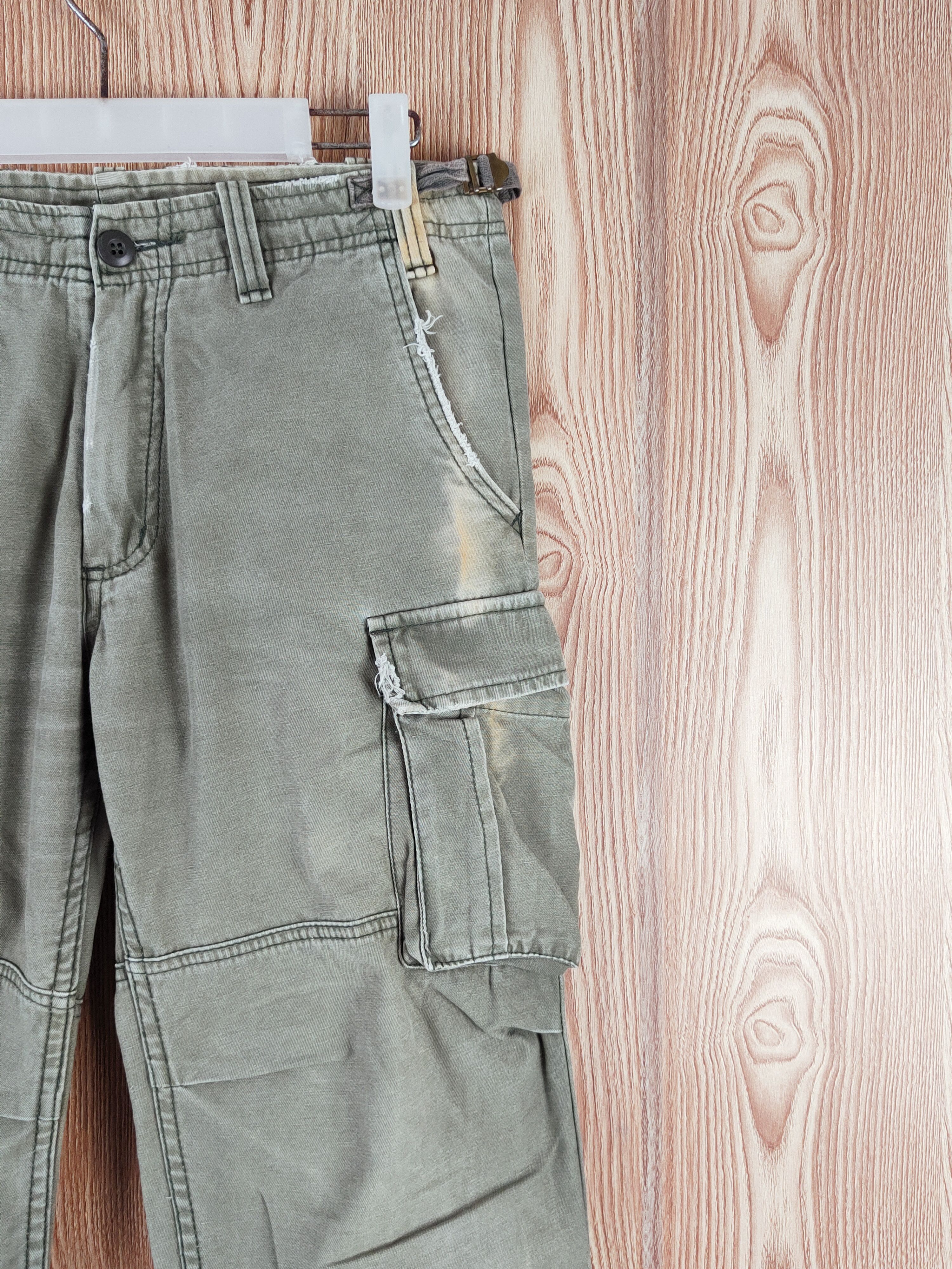 Faded Glory Jungle Storm Green Faded Multipocket Cargo Pants #W013 Size US 30 / EU 46 - 5 Thumbnail