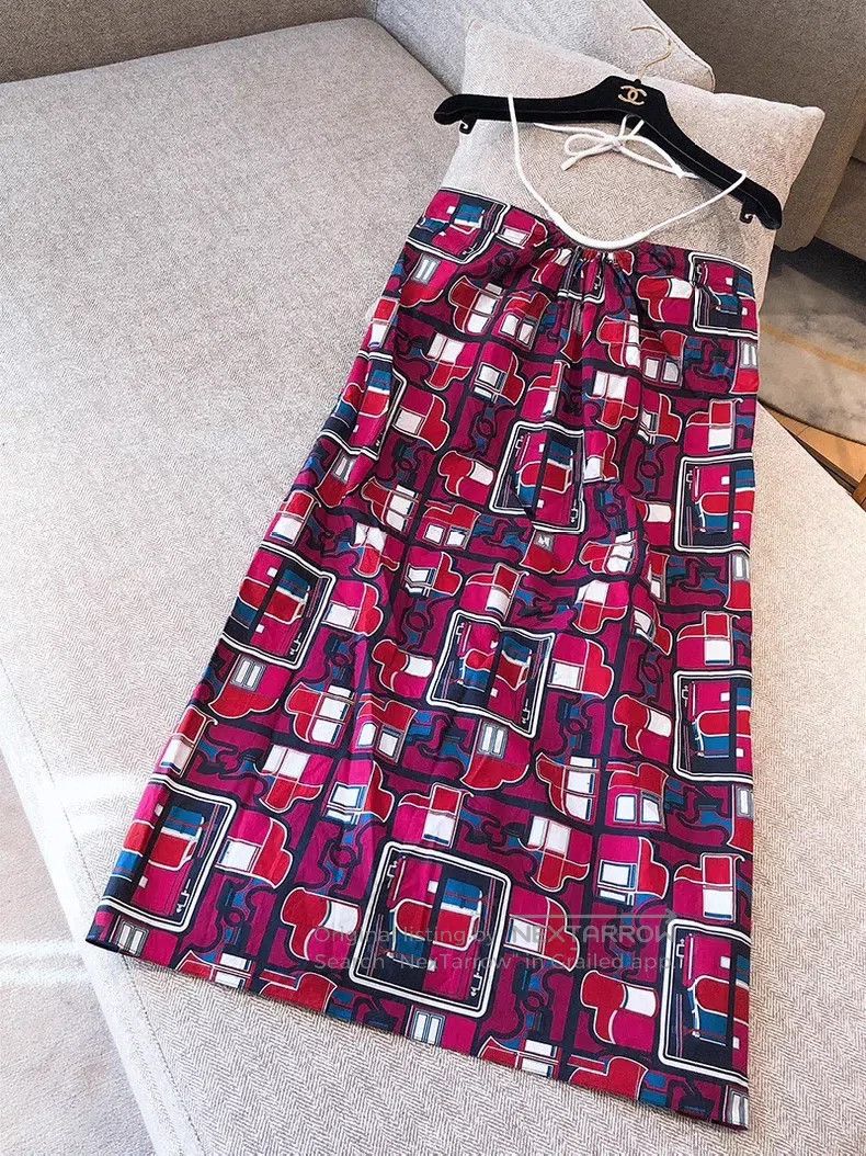 Hermes Hermes Color-block printed halter neck dress Size XS / US 0-2 / IT 36-38 - 1 Thumbnail