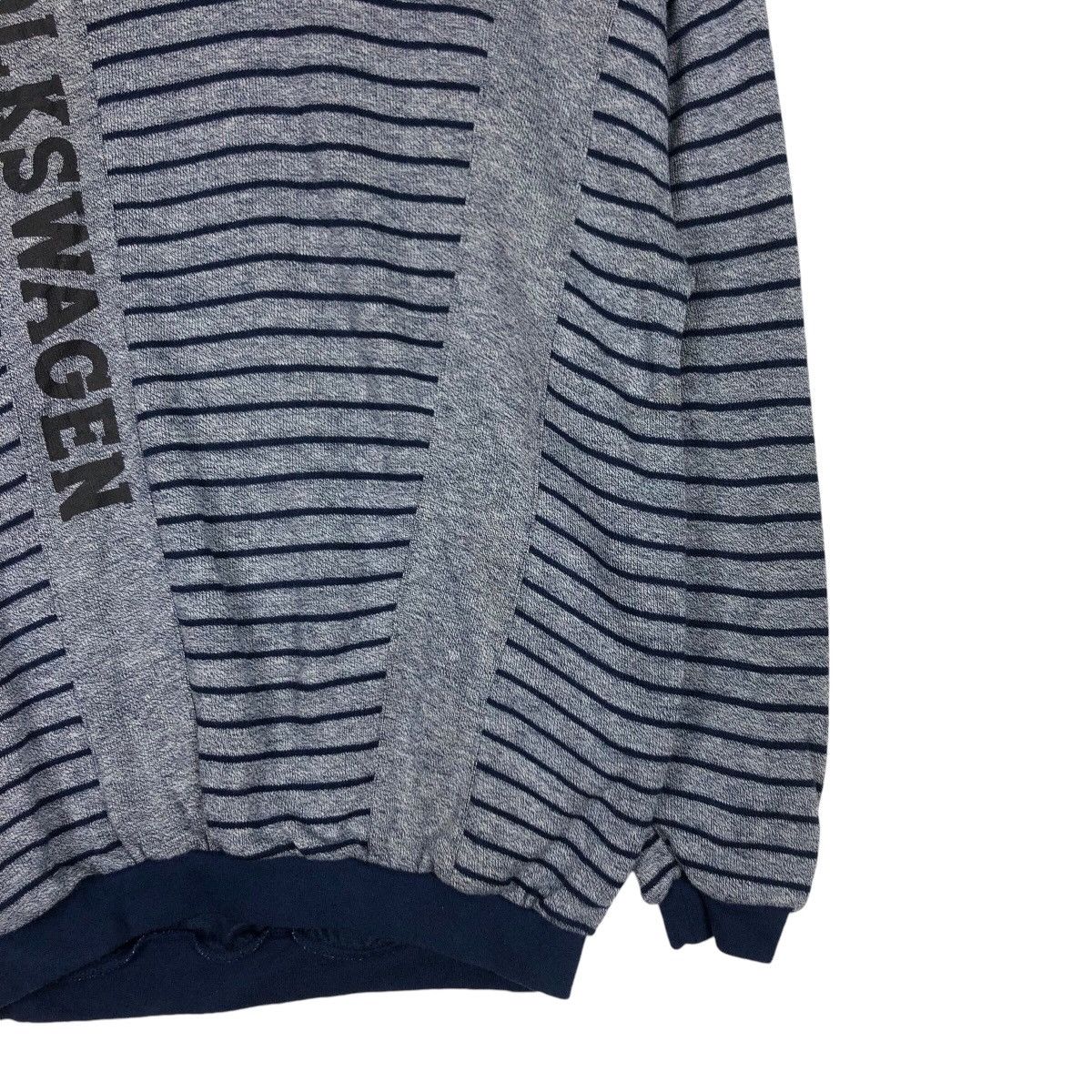 Japanese Brand × Vintage Rare Volkswagen Stripe Fleece Sweatshirt Small #A2 Size US S / EU 44-46 / 1 - 4 Thumbnail
