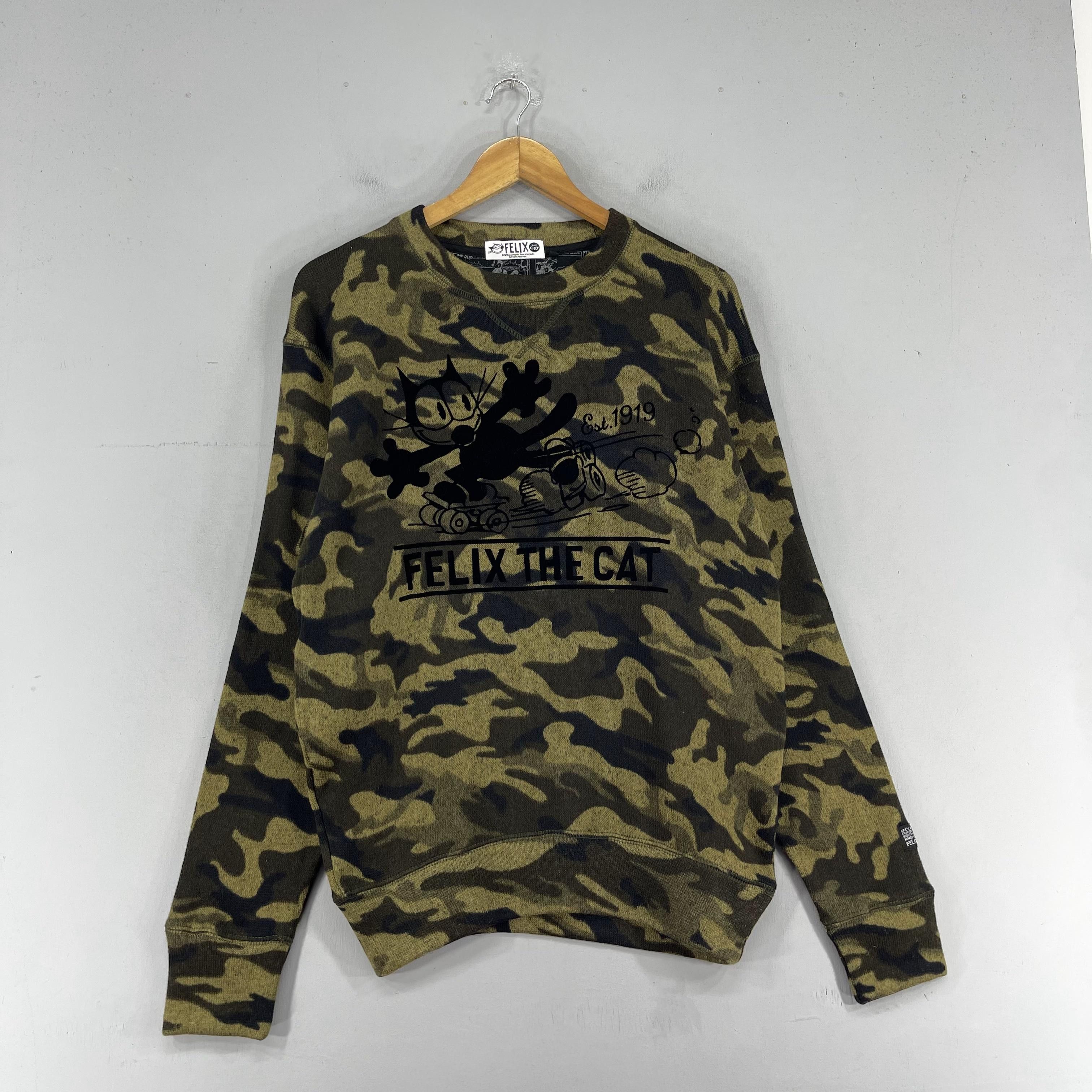 Cartoon Network × Felix × Vintage Vintage FELIX THE CAT Cartoon Printed Crewneck Sweatshirt Size US M / EU 48-50 / 2 - 3 Thumbnail