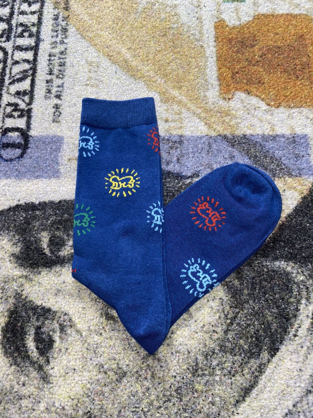 Keith Haring Keith Haring Crew Socks (1 Pair) Size ONE SIZE - 1 Thumbnail