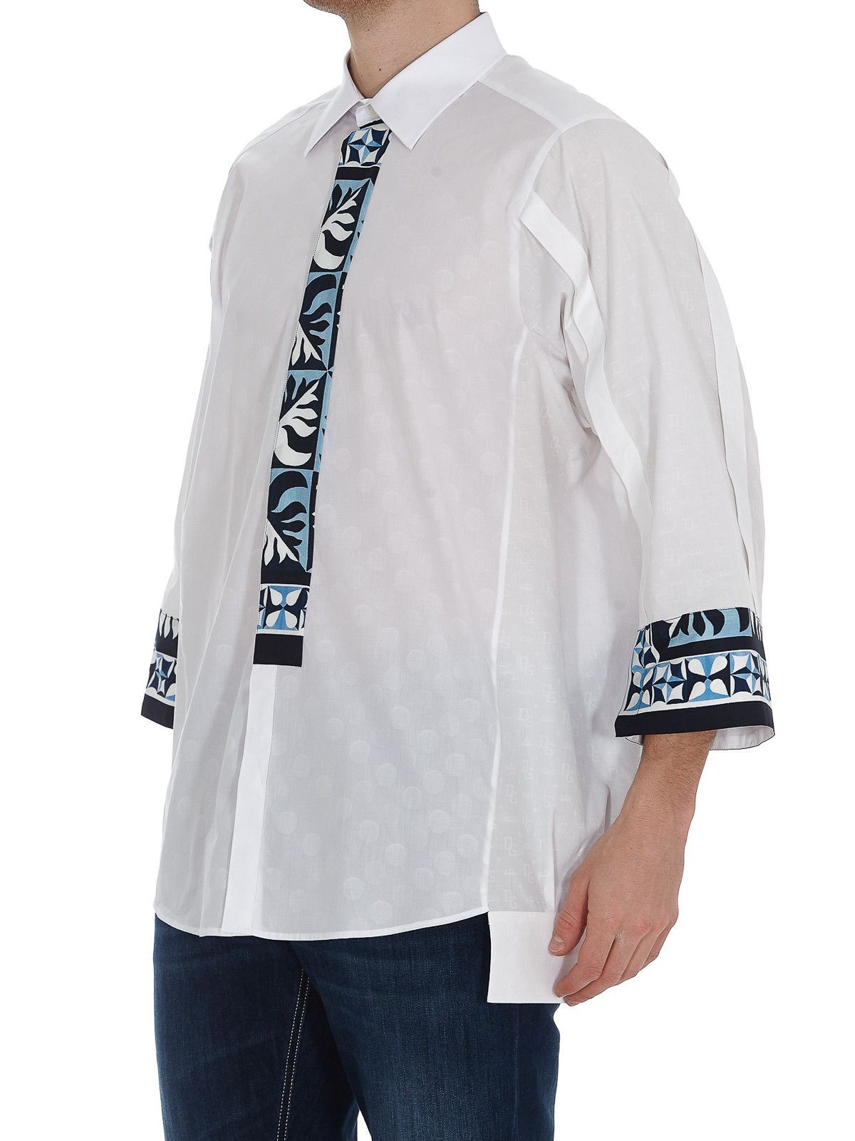 Dolce & Gabbana o1y0125 Patterned Shirt in Multicolor Size US S / EU 44-46 / 1 - 2 Thumbnail