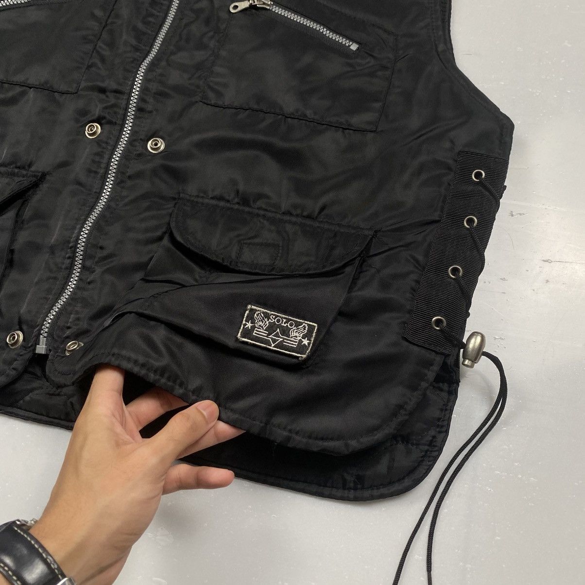 Japanese Brand Rare Solo Vest Army Goth Type CWU-36 Vest Jacket Size US M / EU 48-50 / 2 - 2 Thumbnail