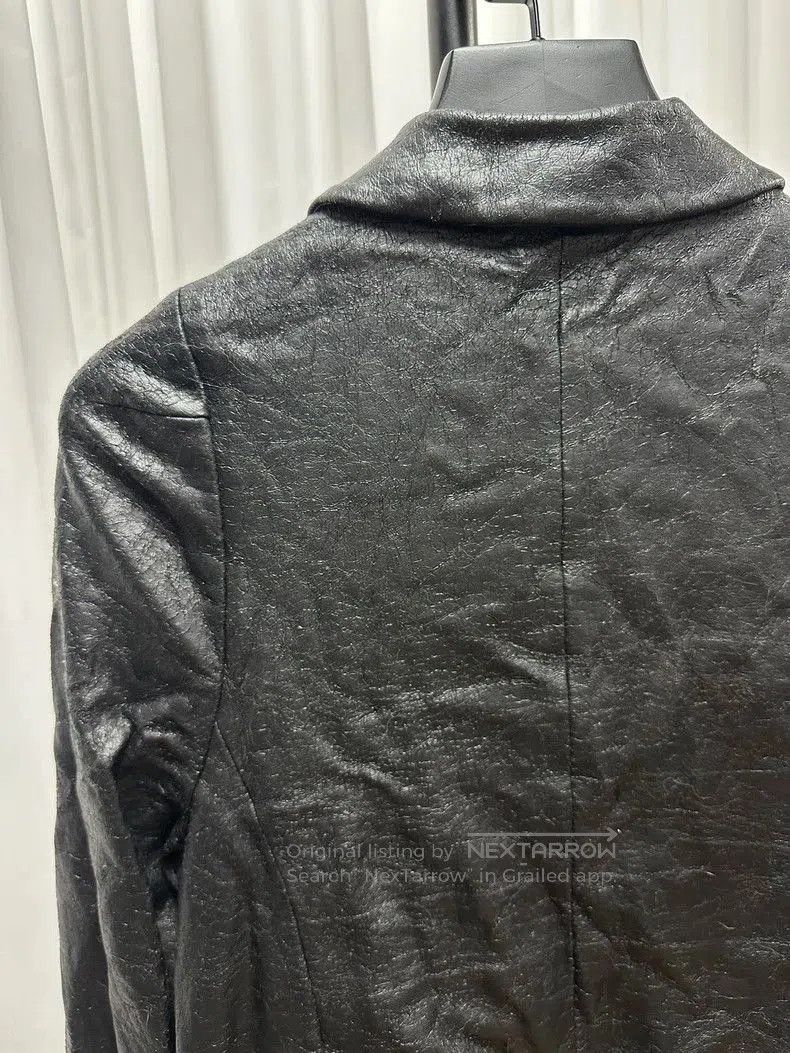Comme des Garcons Comme des Garcons Tricot Faux Leather Jacket. Size US XS / EU 42 / 0 - 5 Thumbnail