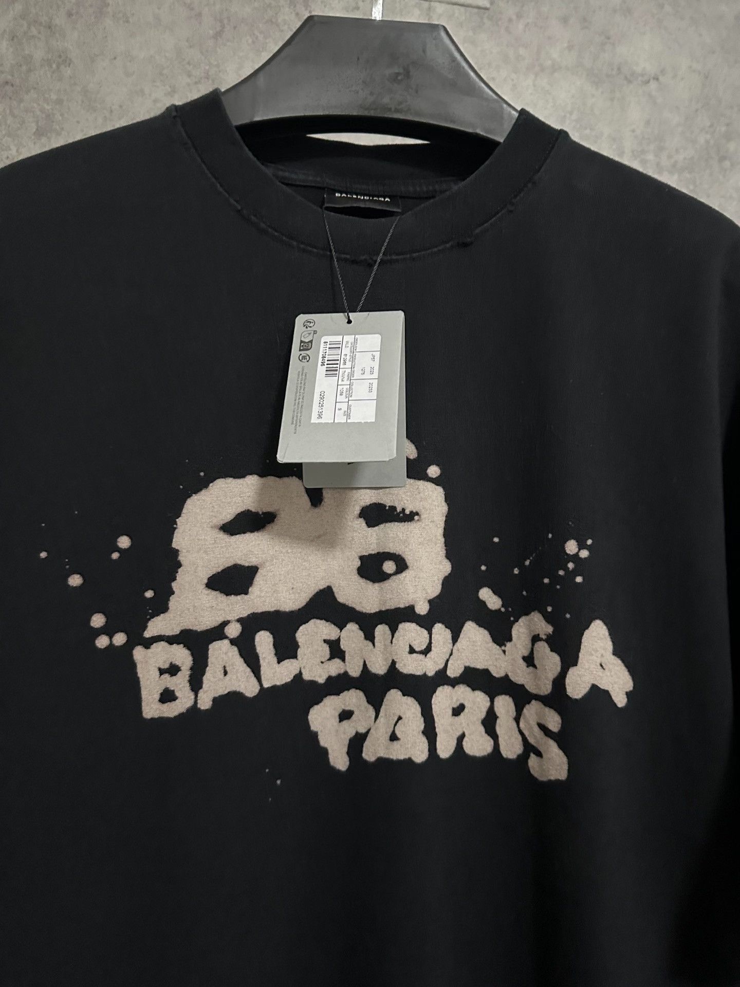 Balenciaga Balenciaga Splatter Print Short-Sleeve T-Shirt Size US S / EU 44-46 / 1 - 2 Thumbnail