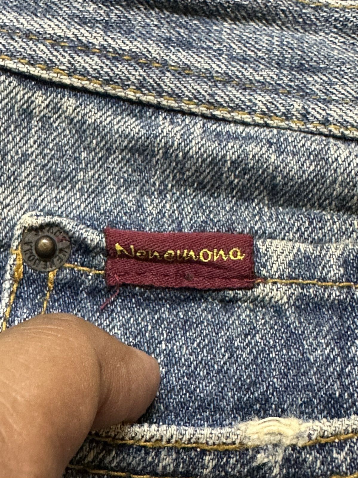 Hysteric Glamour Vintage Nenemona Straight Cut Grunge Distressed Denim Size US 27 - 6 Thumbnail